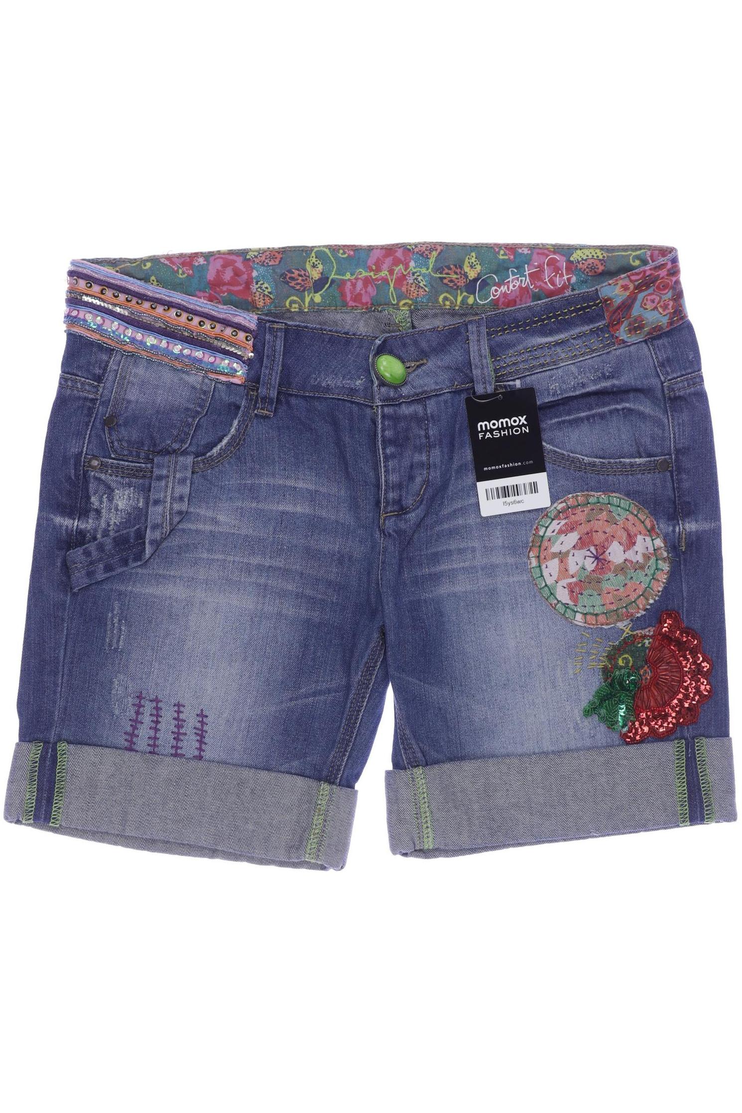 

Desigual Damen Shorts, blau, Gr. 32