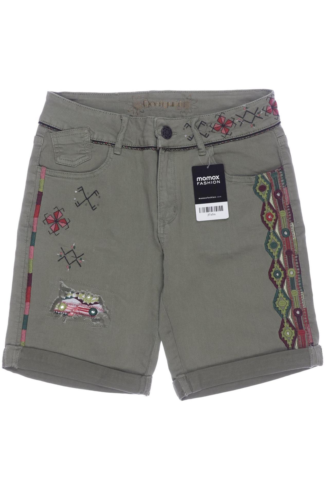 

Desigual Damen Shorts, grün, Gr. 38