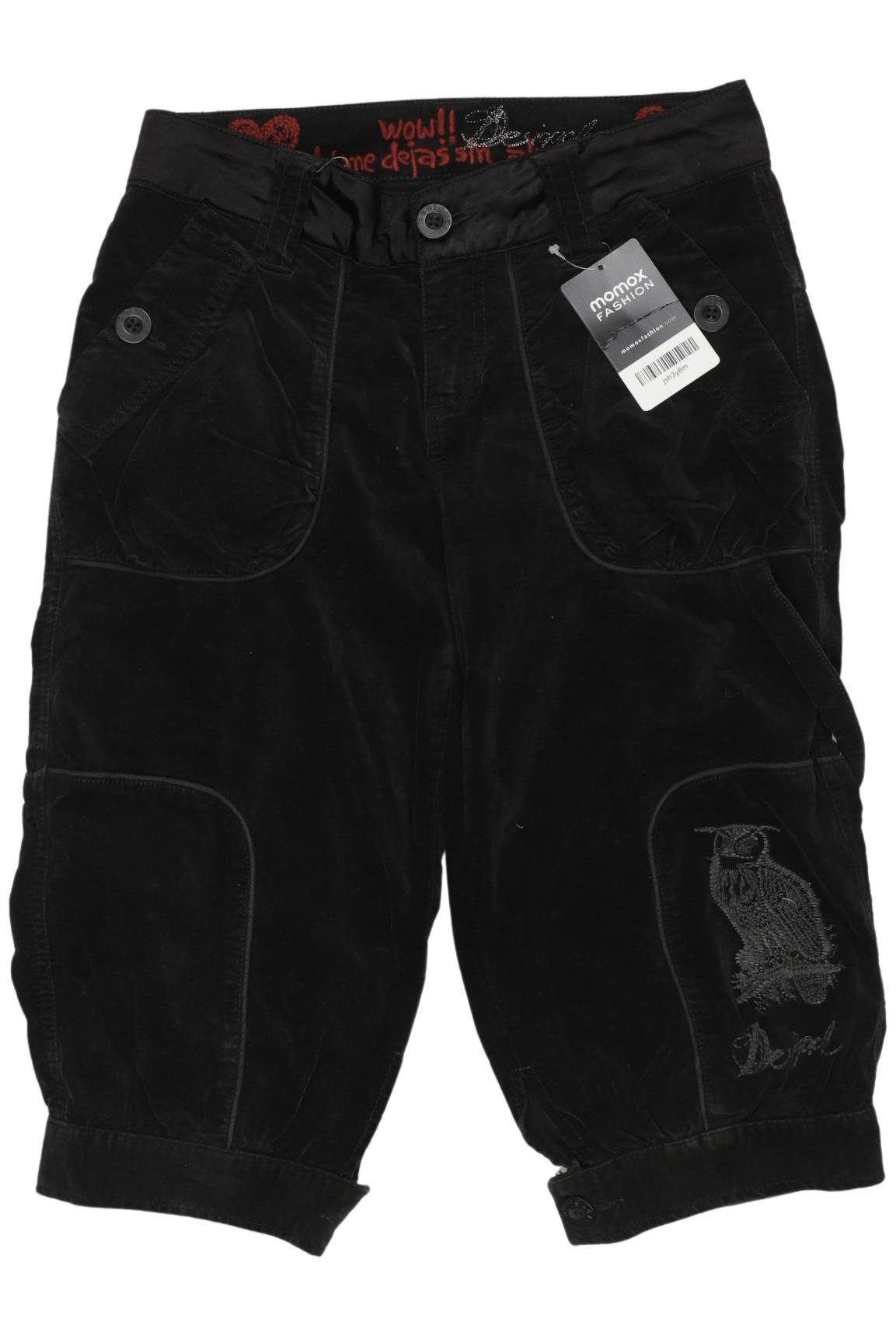 

Desigual Damen Shorts, schwarz, Gr. 34
