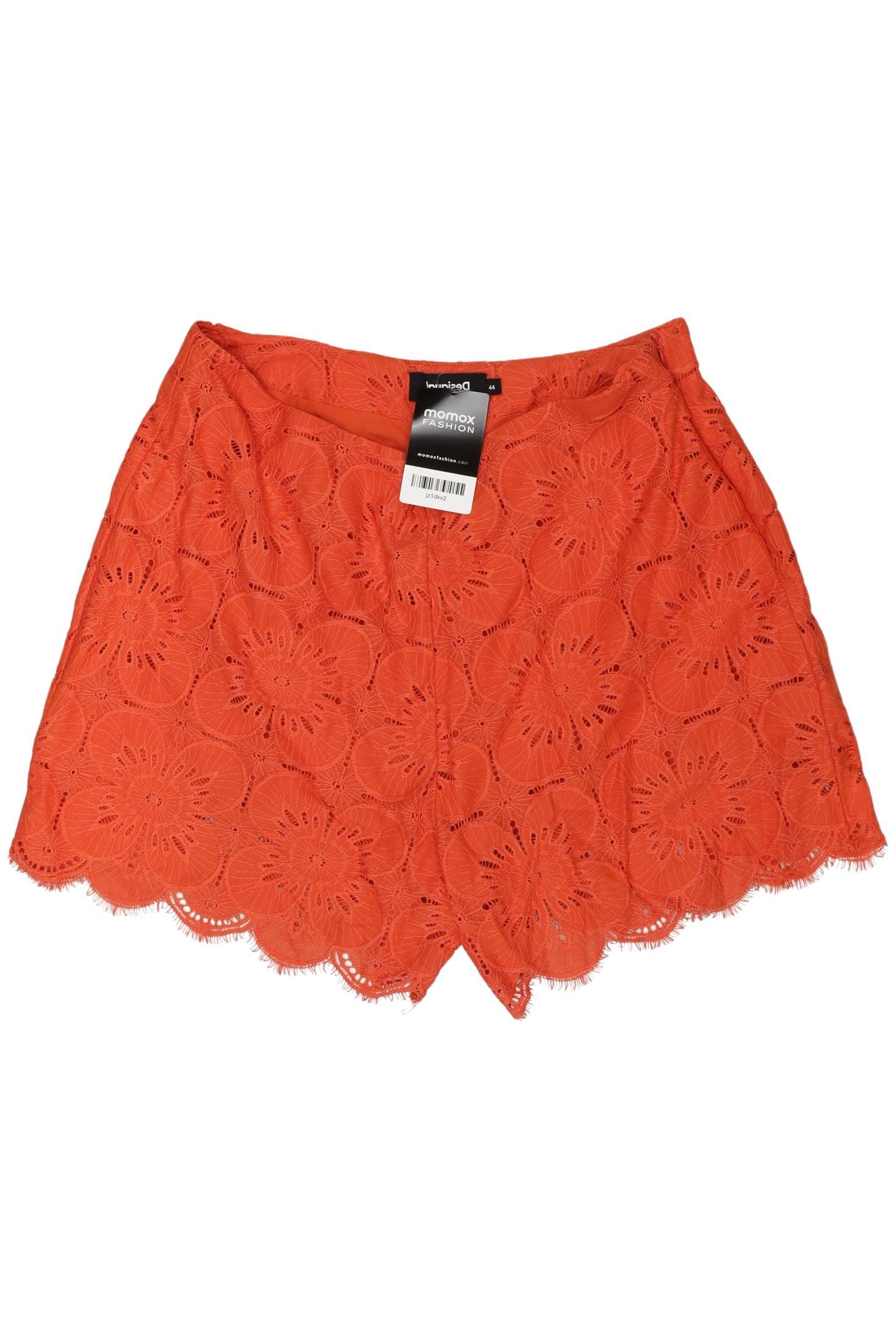

Desigual Damen Shorts, orange, Gr. 44