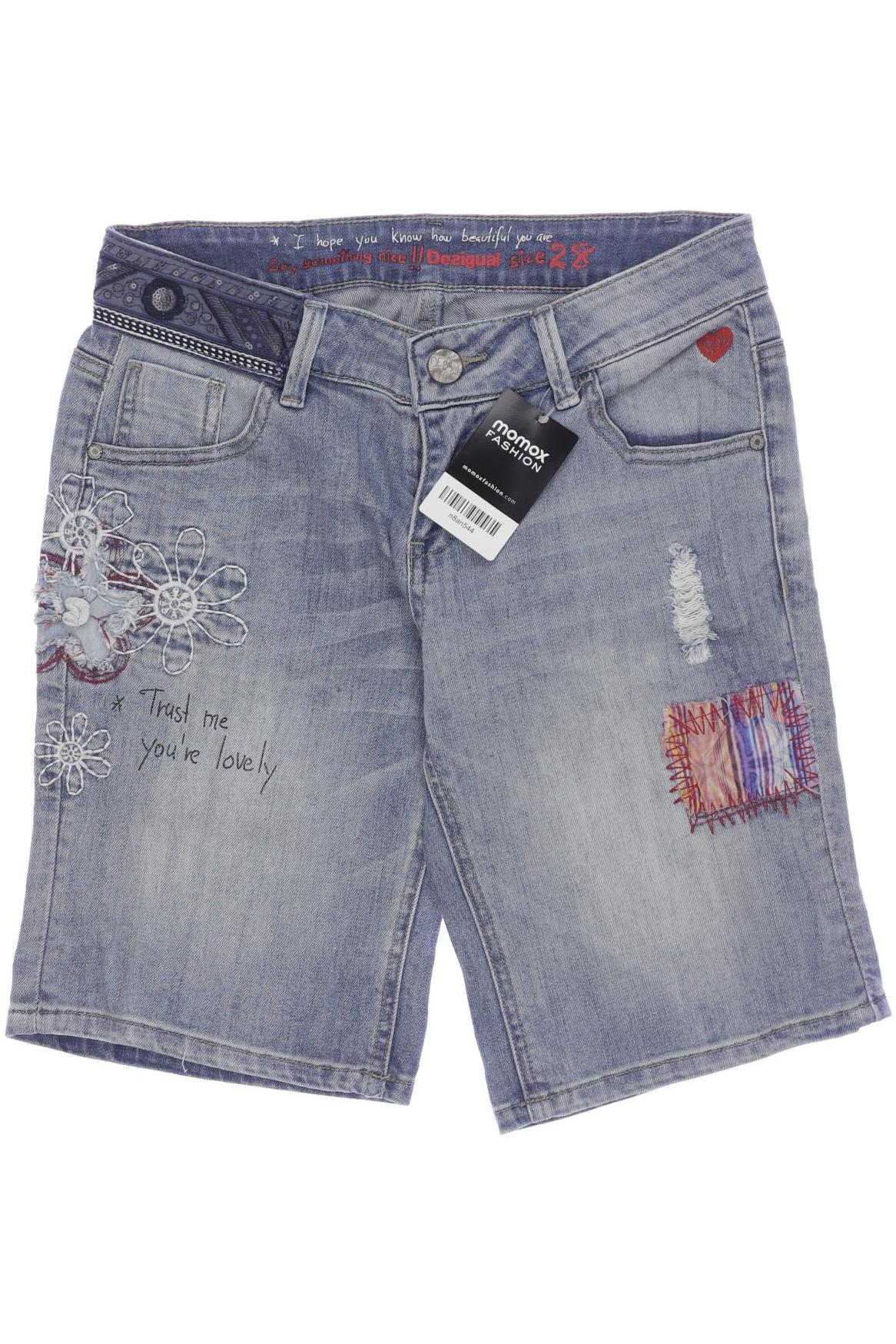 

Desigual Damen Shorts, blau, Gr. 28