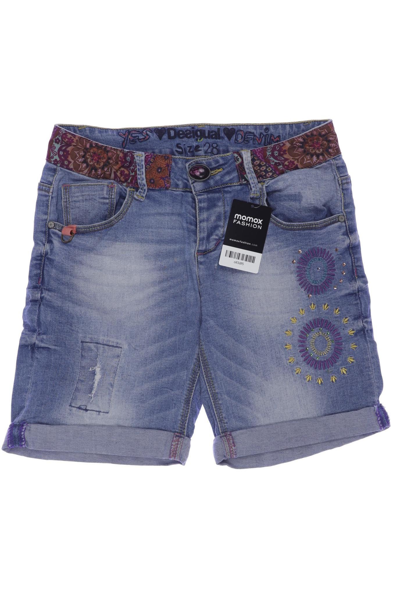 

Desigual Damen Shorts, blau, Gr. 28