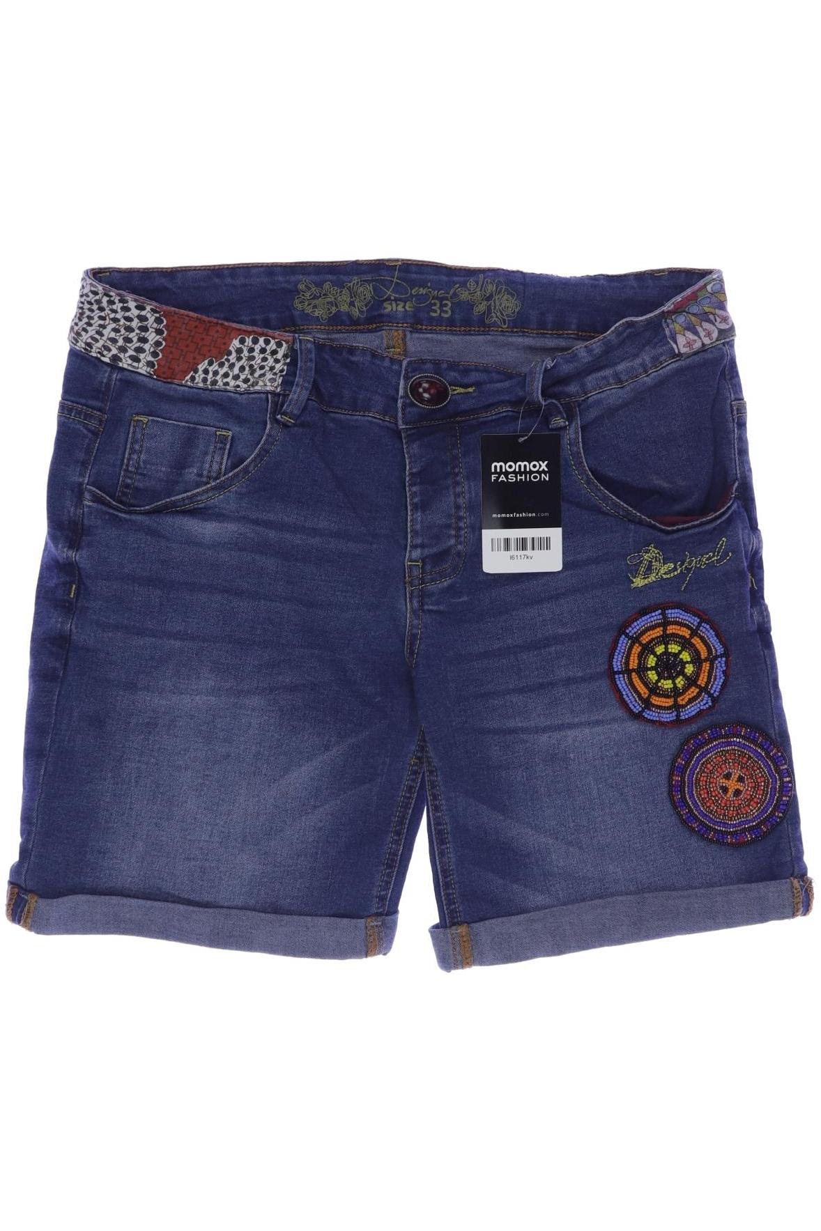 

Desigual Damen Shorts, blau, Gr. 33