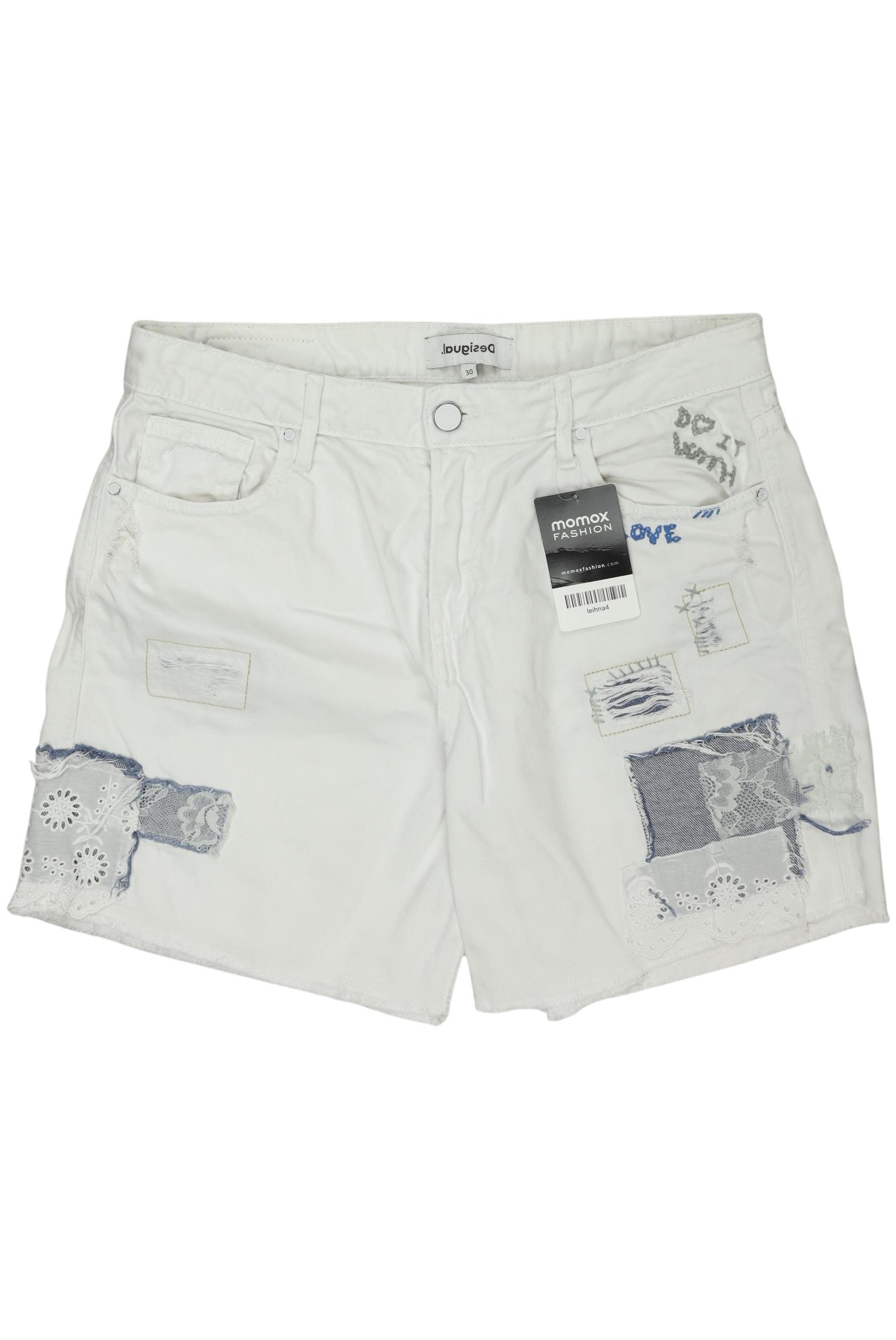 

Desigual Damen Shorts, weiß, Gr. 30