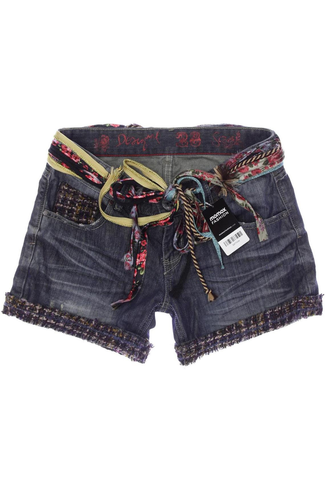 

Desigual Damen Shorts, marineblau, Gr. 28