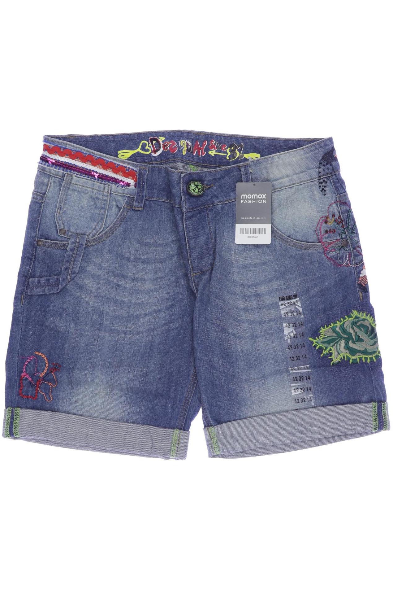 

Desigual Damen Shorts, blau, Gr. 32