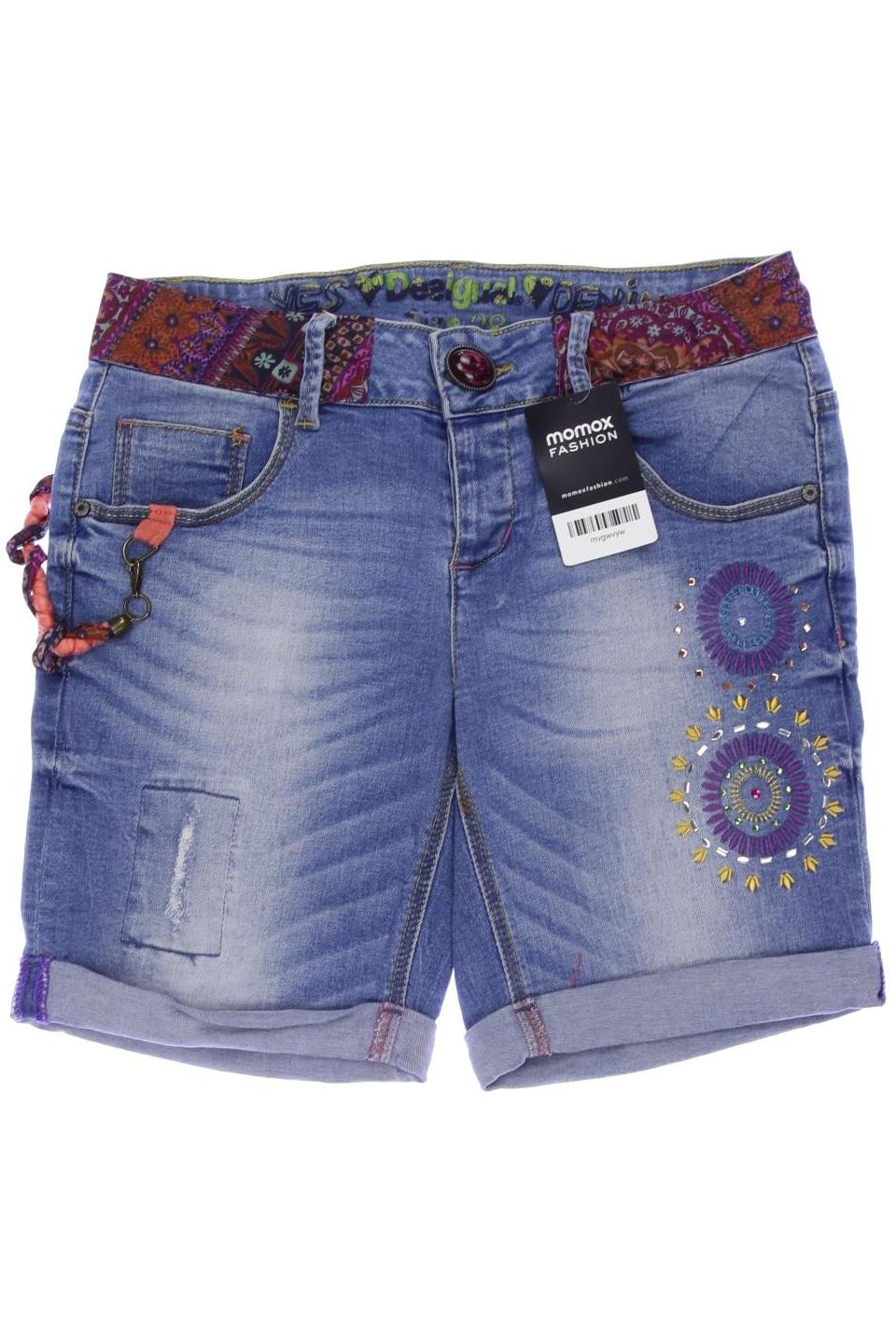 

Desigual Damen Shorts, blau, Gr. 28