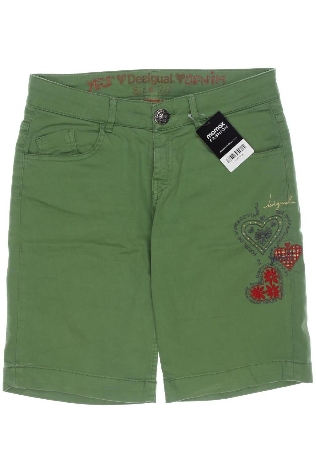 

Desigual Damen Shorts, grün, Gr. 28