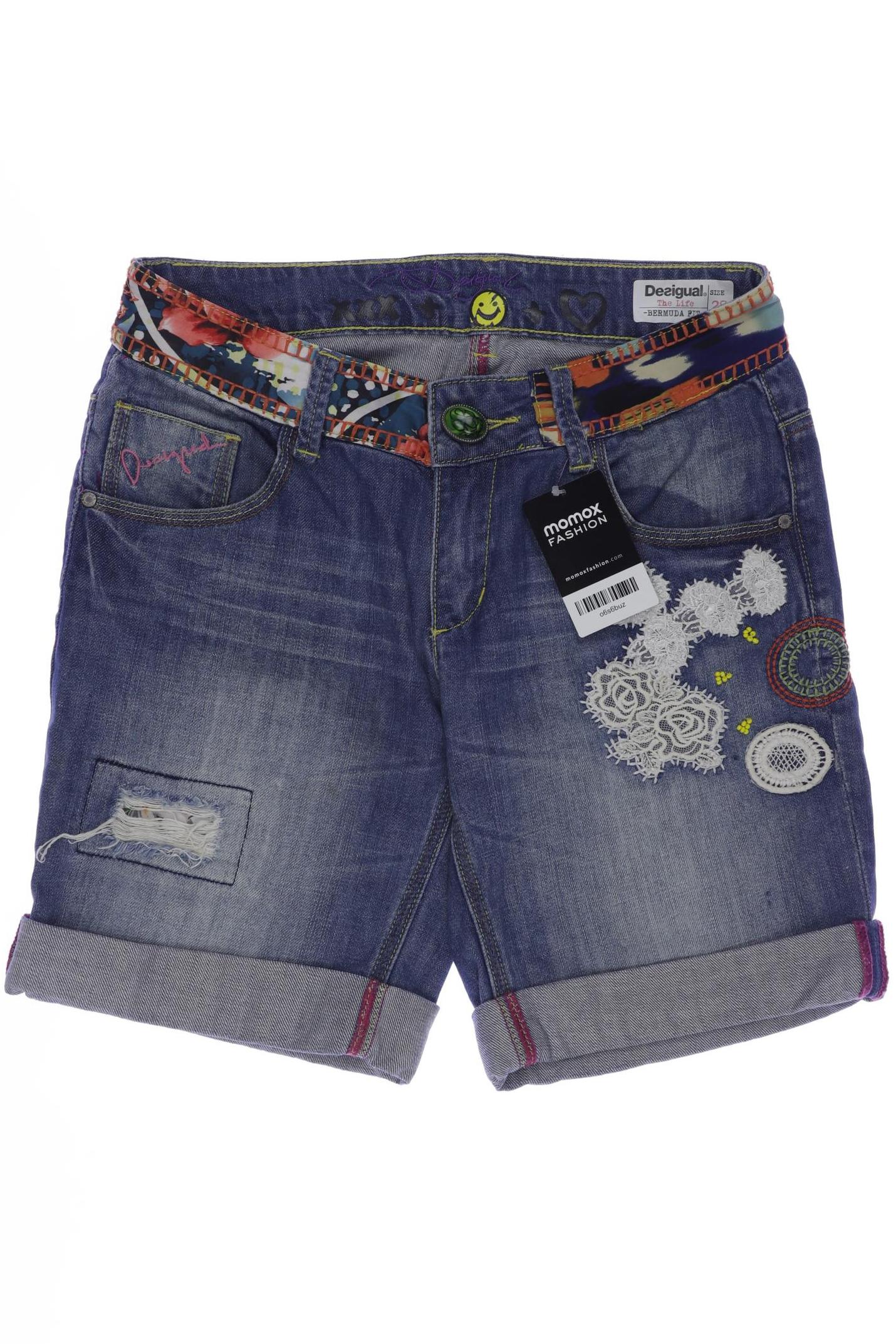 

Desigual Damen Shorts, blau, Gr. 28