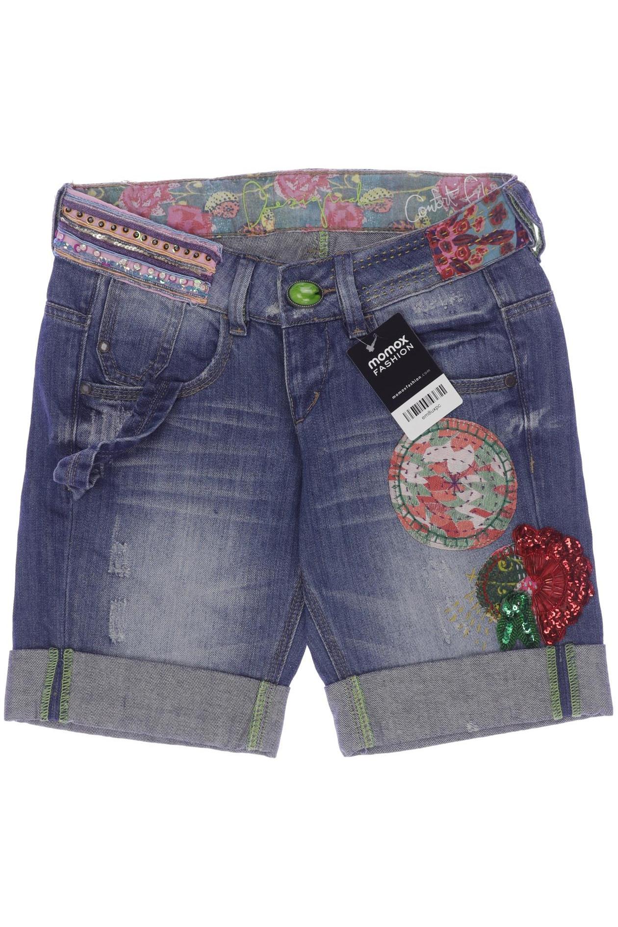 

Desigual Damen Shorts, blau, Gr. 24