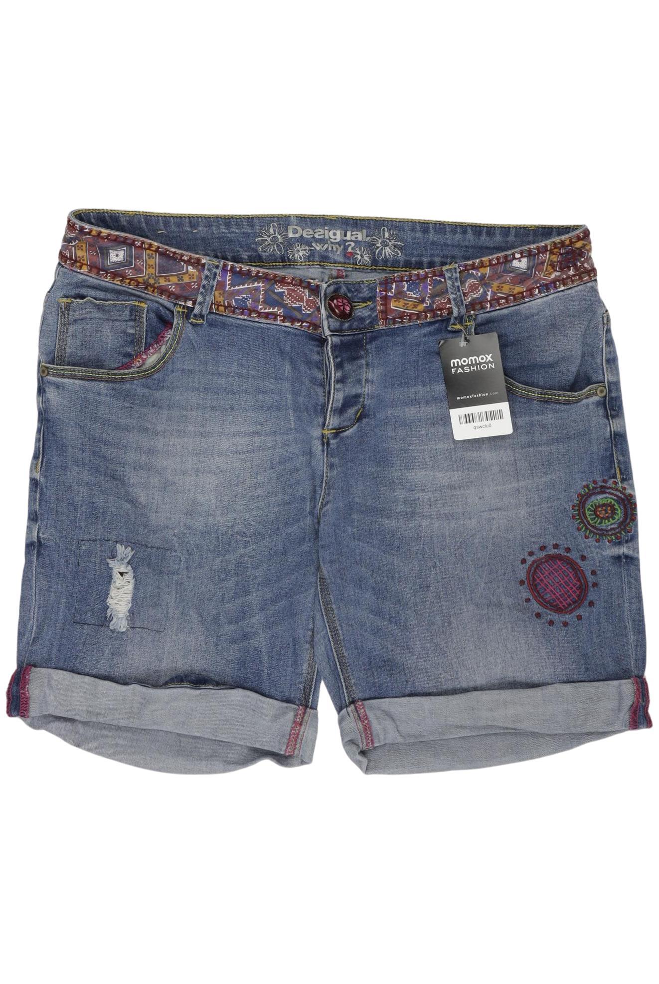 

Desigual Damen Shorts, blau, Gr. 34