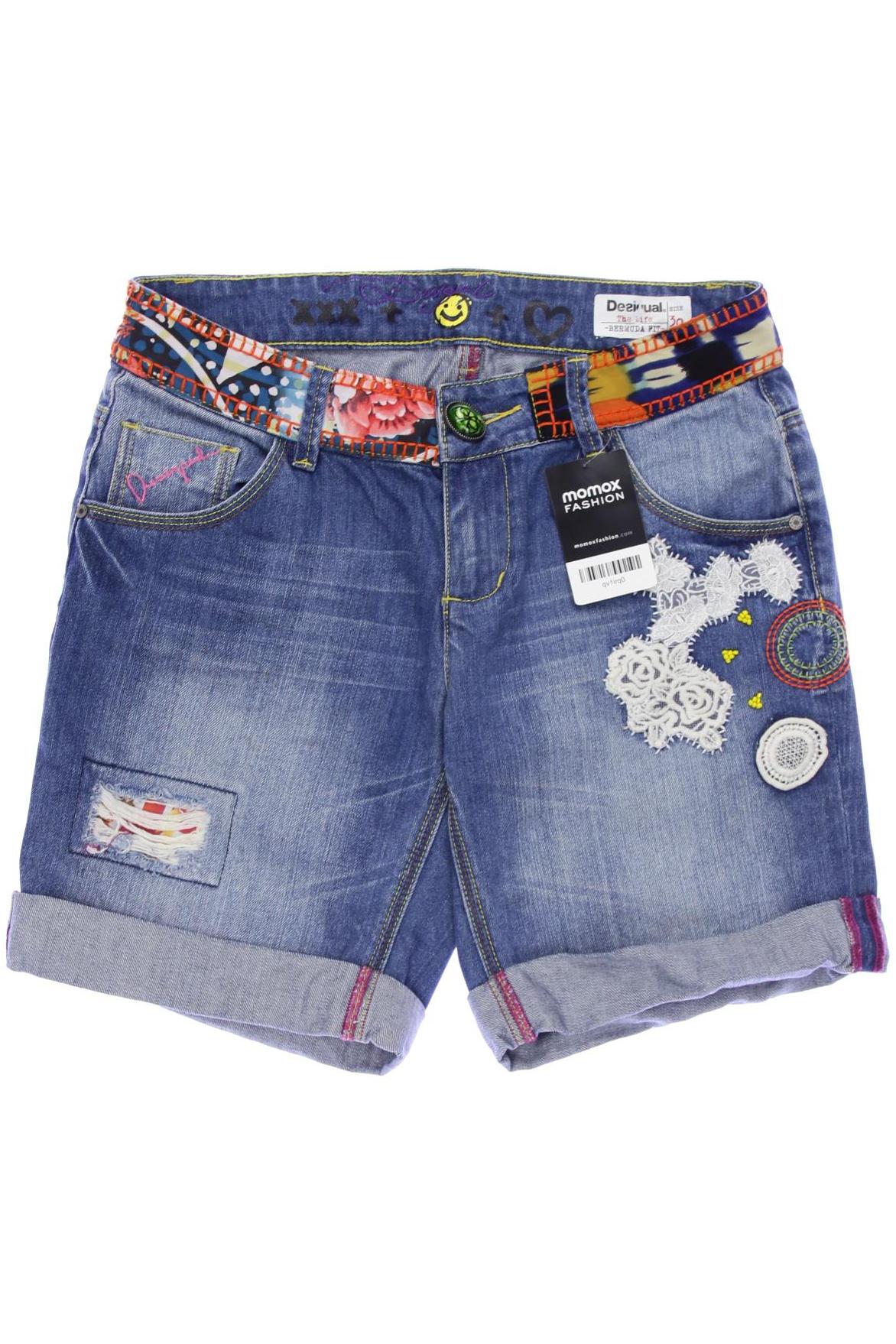 

Desigual Damen Shorts, blau, Gr. 30