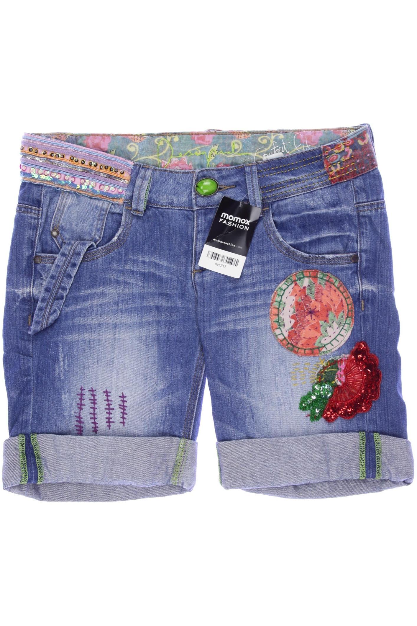 

Desigual Damen Shorts, blau, Gr. 28