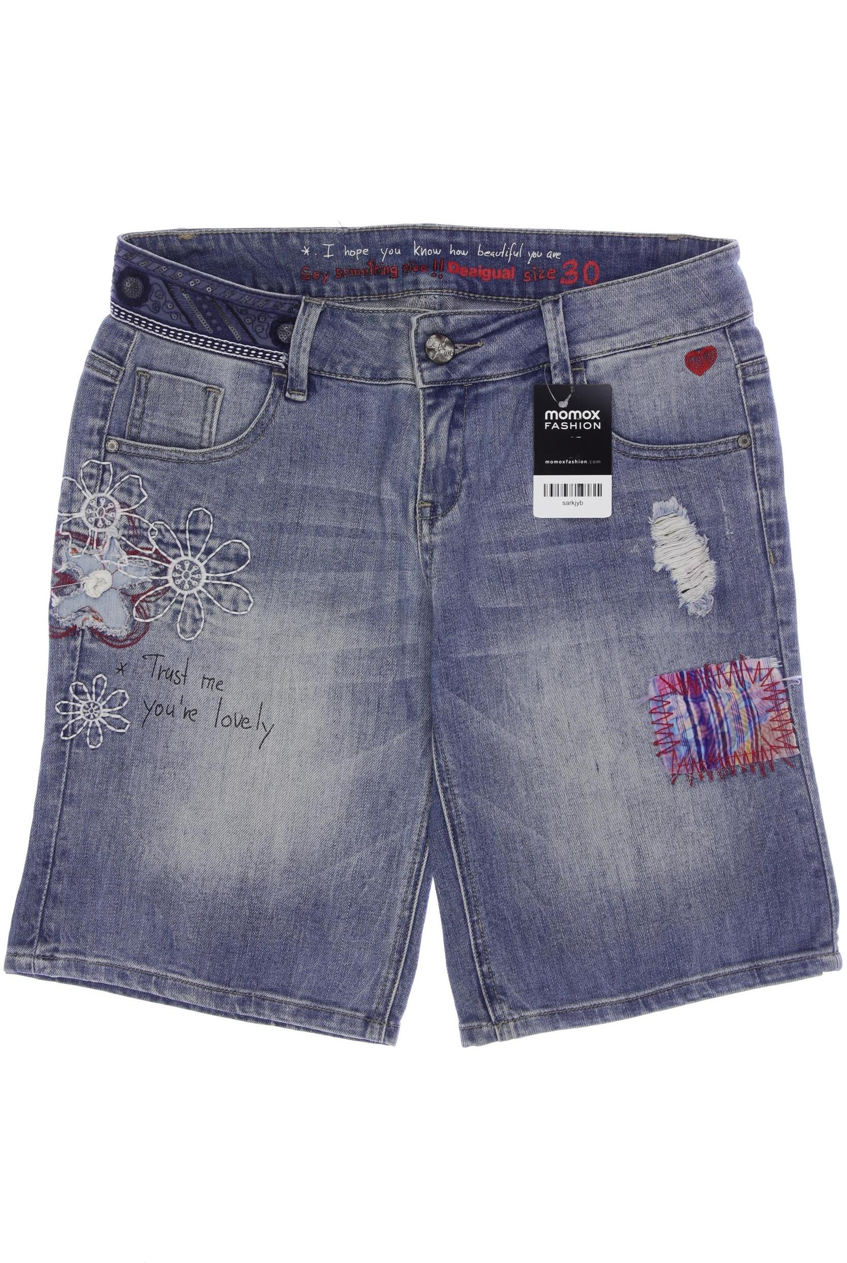 

Desigual Damen Shorts, blau, Gr. 30