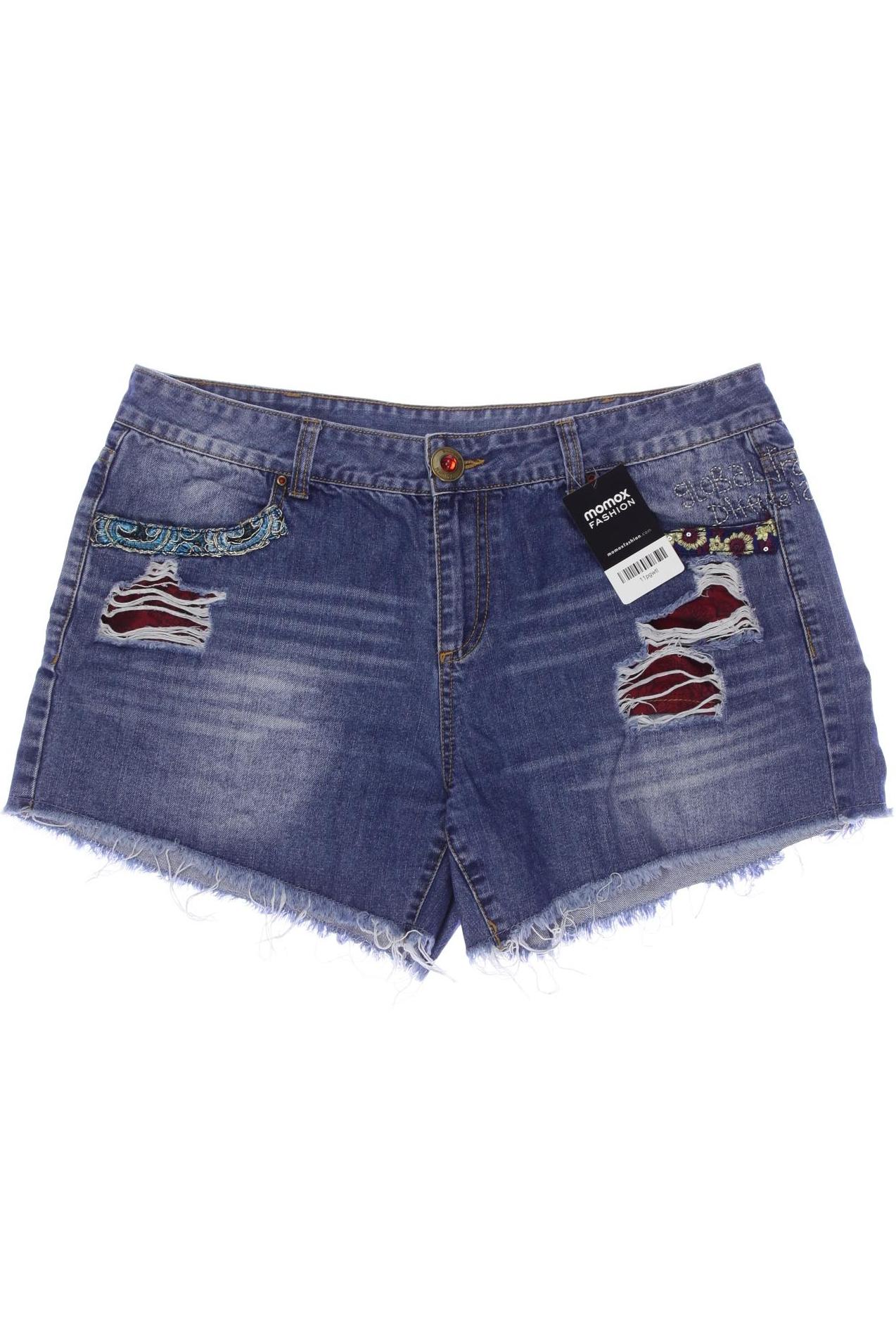 

Desigual Damen Shorts, blau, Gr. 34