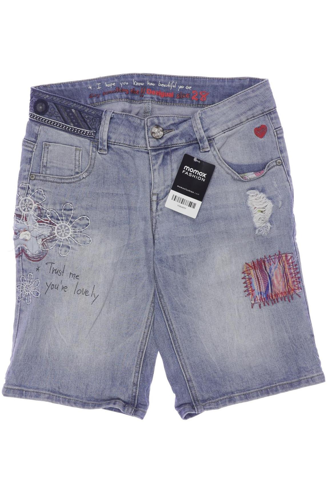 

Desigual Damen Shorts, hellblau, Gr. 28