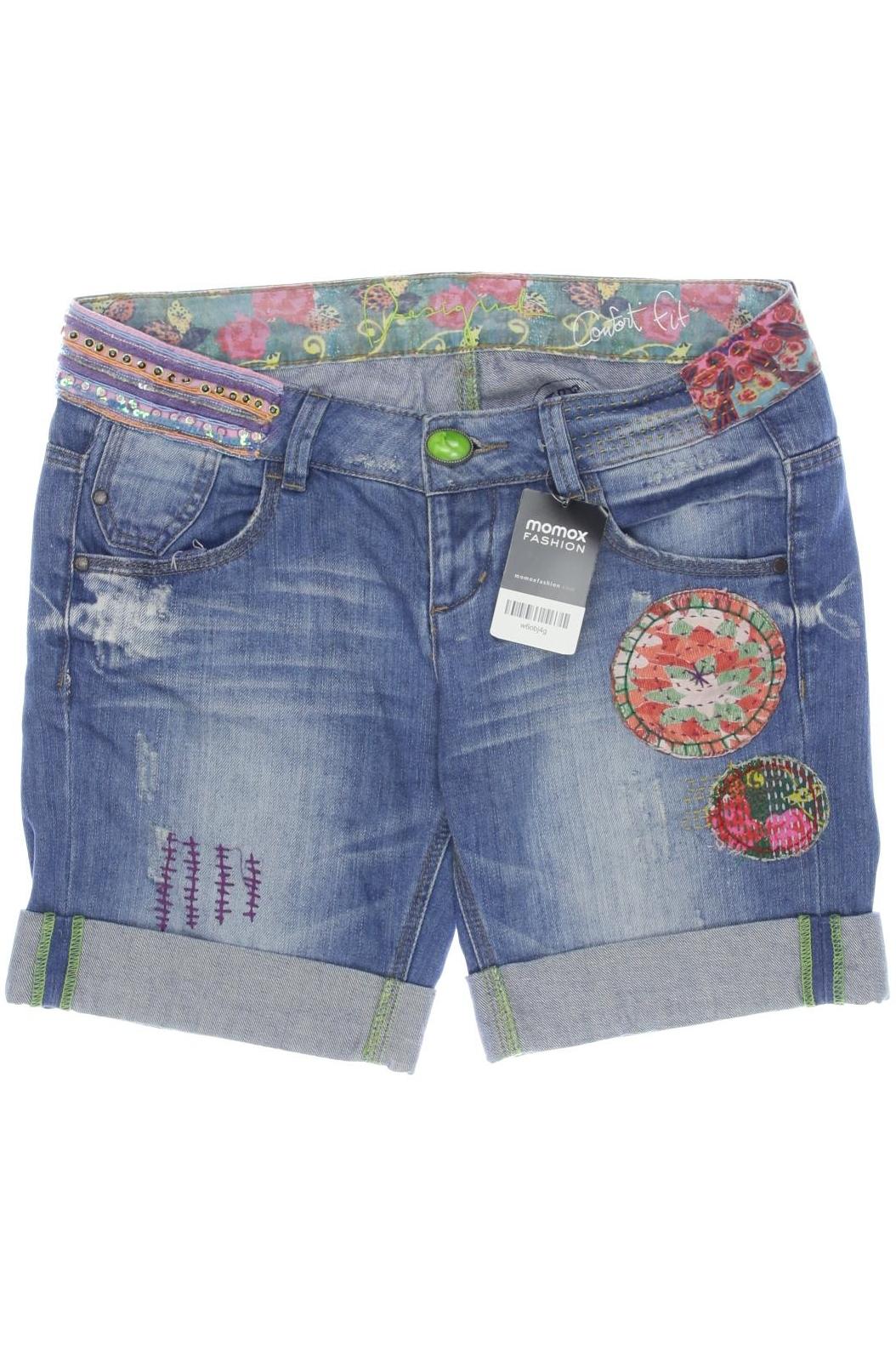 

Desigual Damen Shorts, blau, Gr. 30