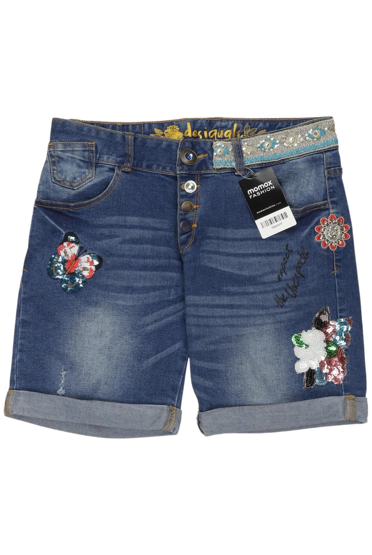 

Desigual Damen Shorts, blau, Gr. 28