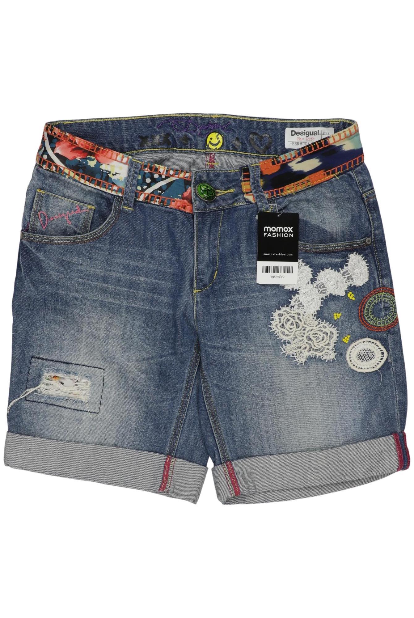 

Desigual Damen Shorts, blau, Gr. 28