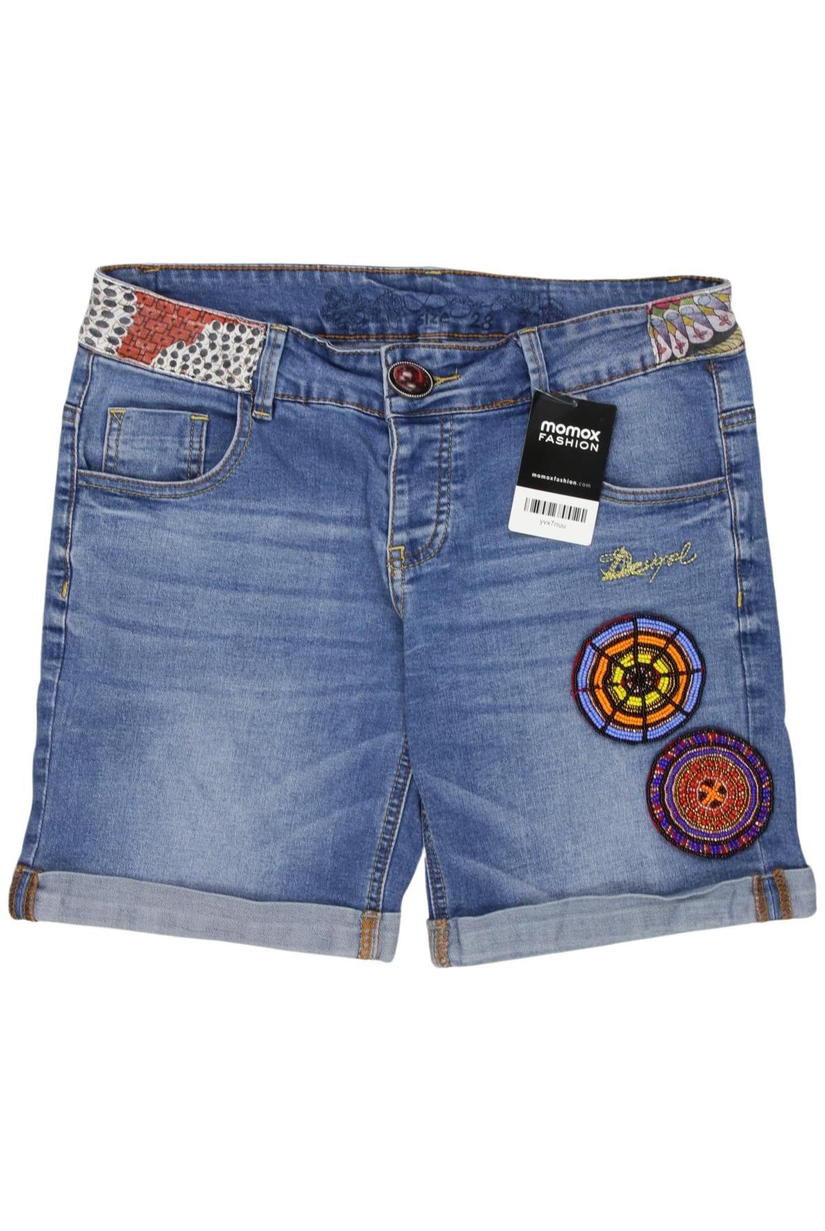 

Desigual Damen Shorts, blau, Gr. 28