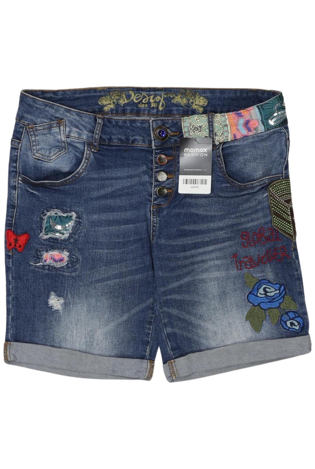 

Desigual Damen Shorts, blau, Gr. 30