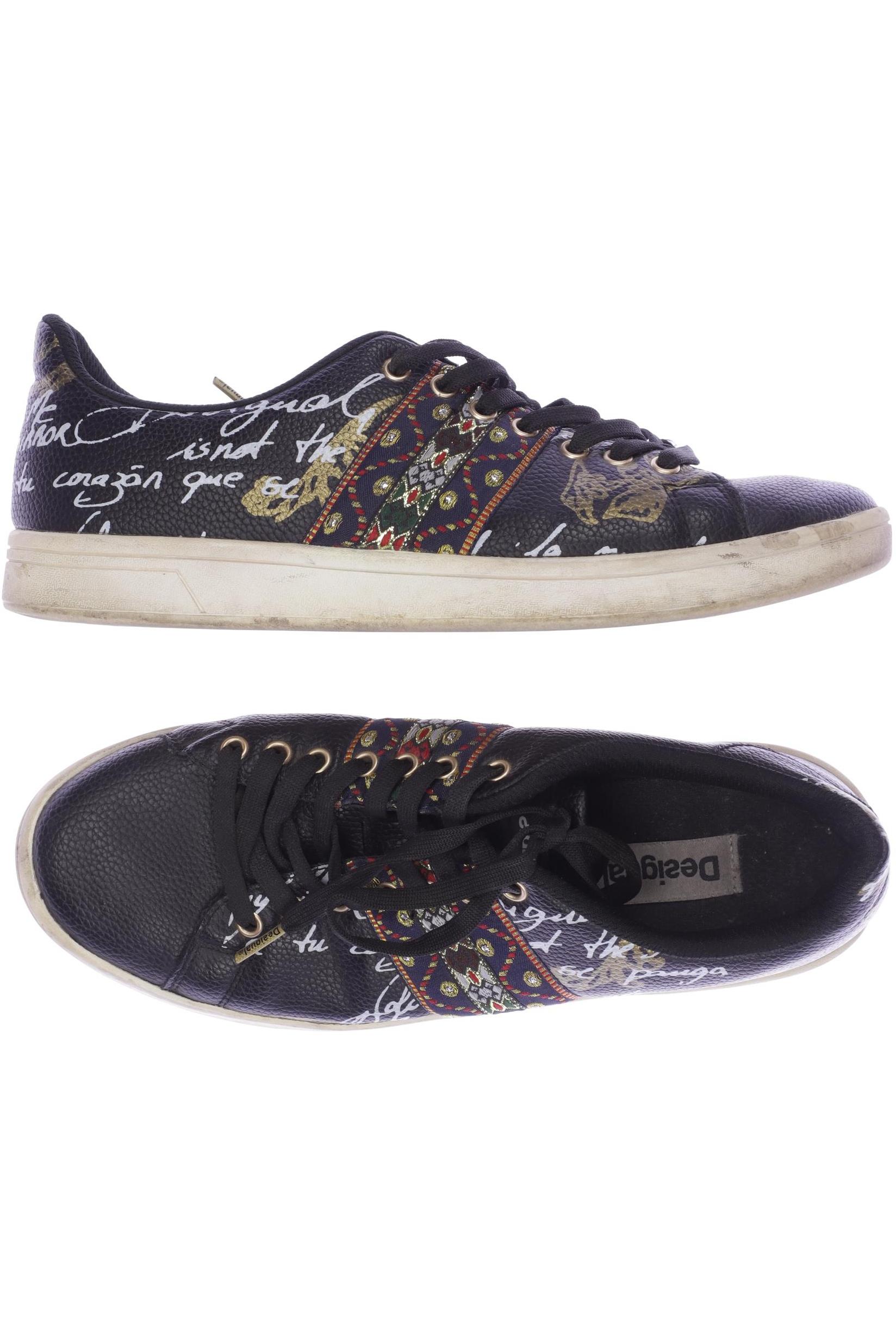 

Desigual Damen Sneakers, schwarz, Gr. 39