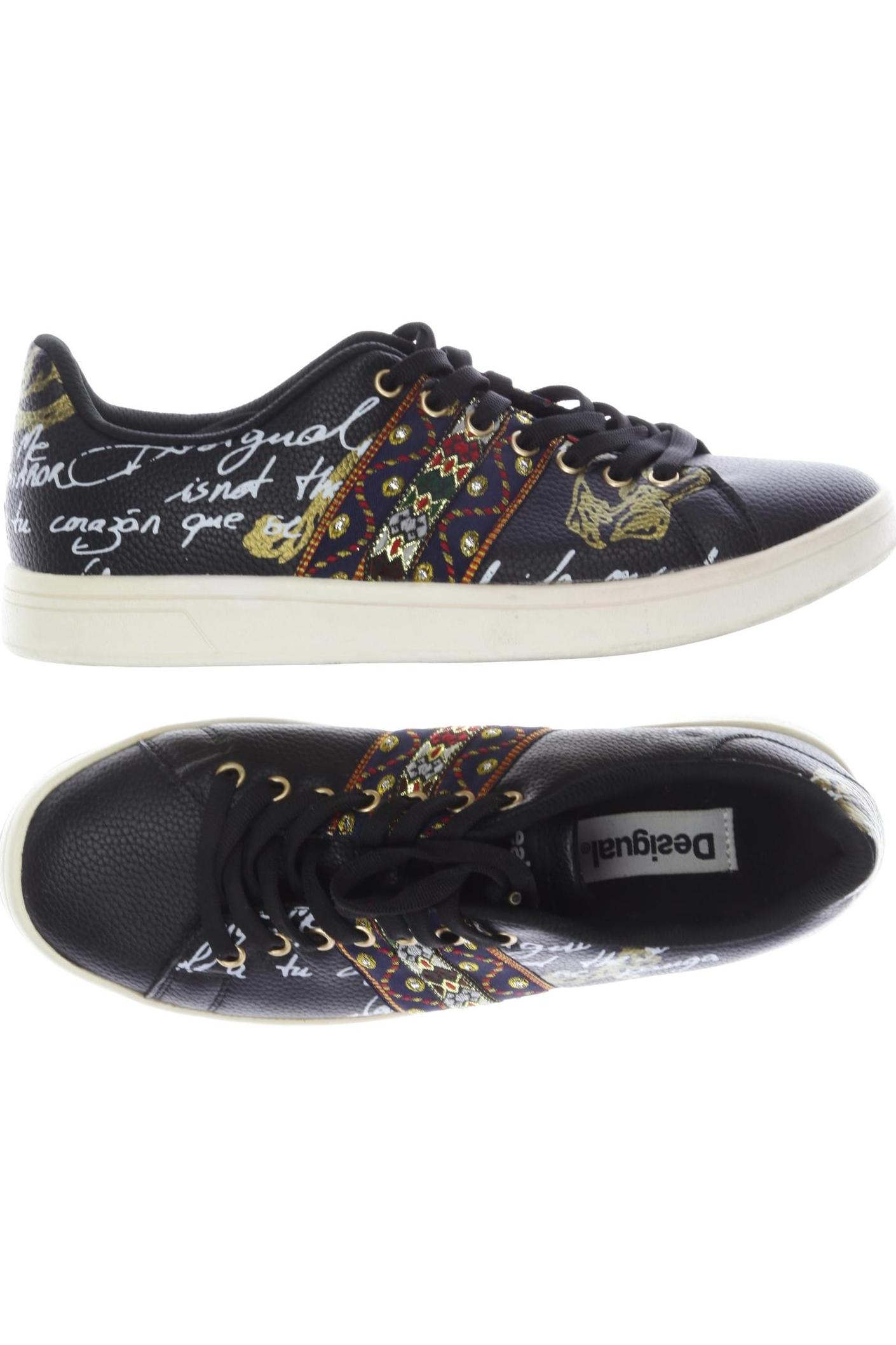 

Desigual Damen Sneakers, schwarz, Gr. 37