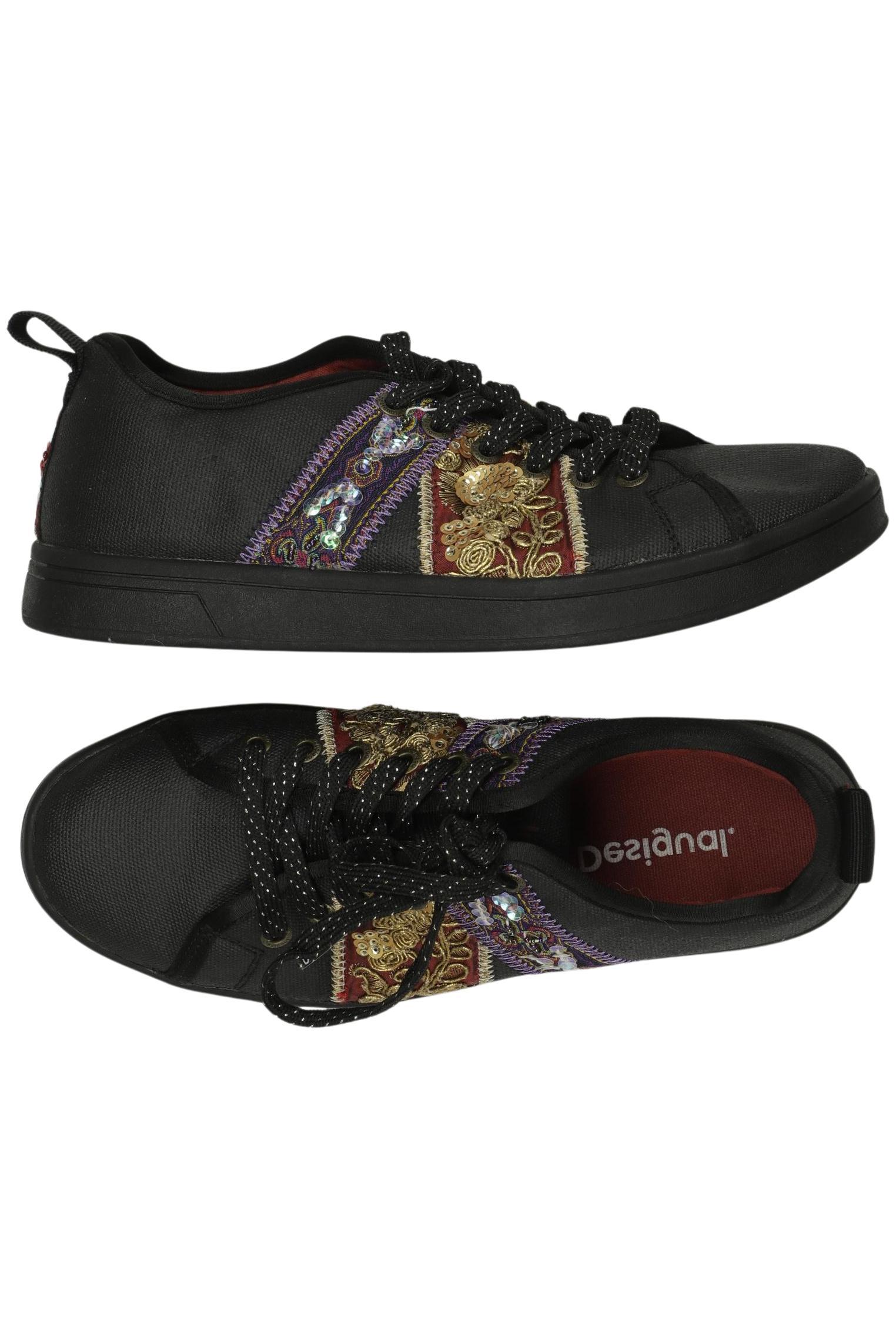 

Desigual Damen Sneakers, schwarz, Gr. 39