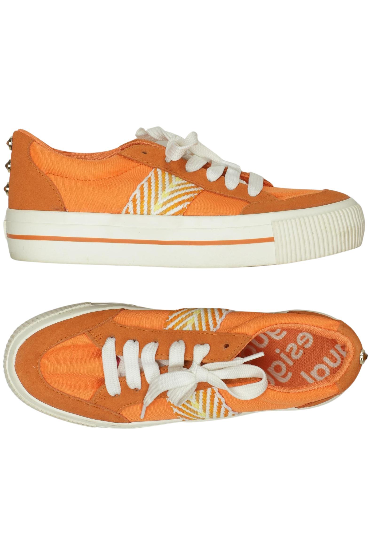 

Desigual Damen Sneakers, orange, Gr. 38