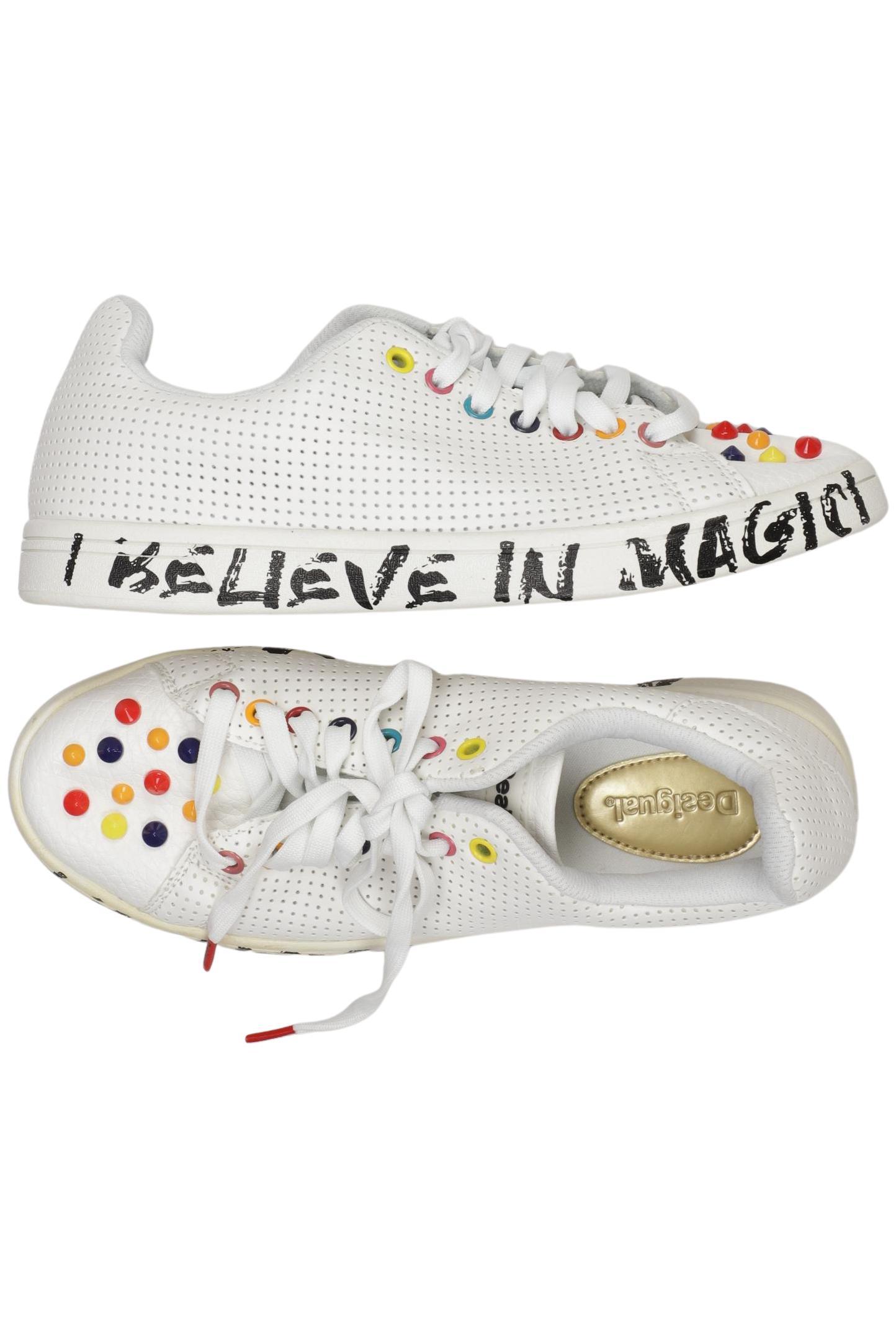 

Desigual Damen Sneakers, weiß, Gr. 37