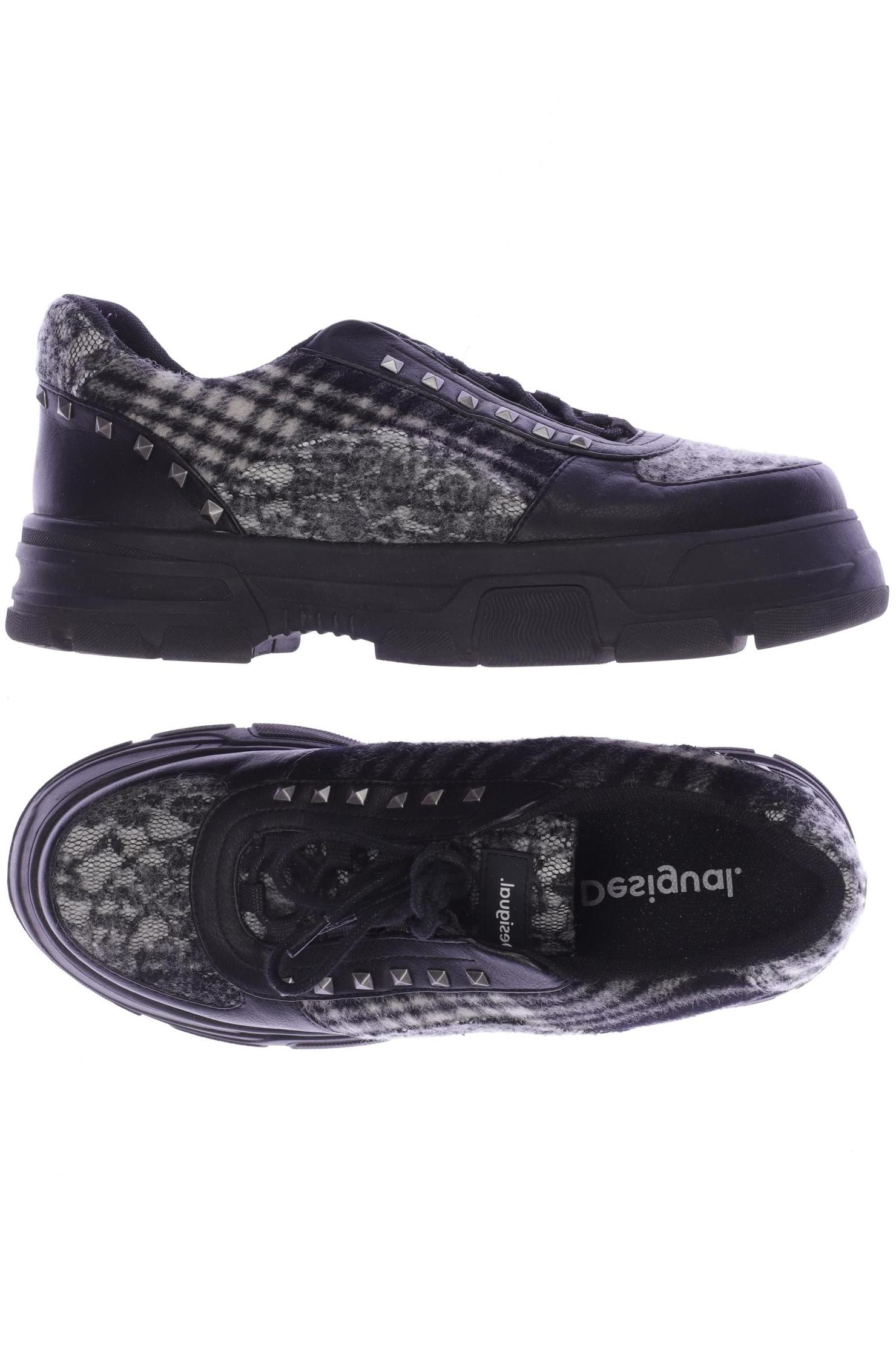 

Desigual Damen Sneakers, schwarz, Gr. 37