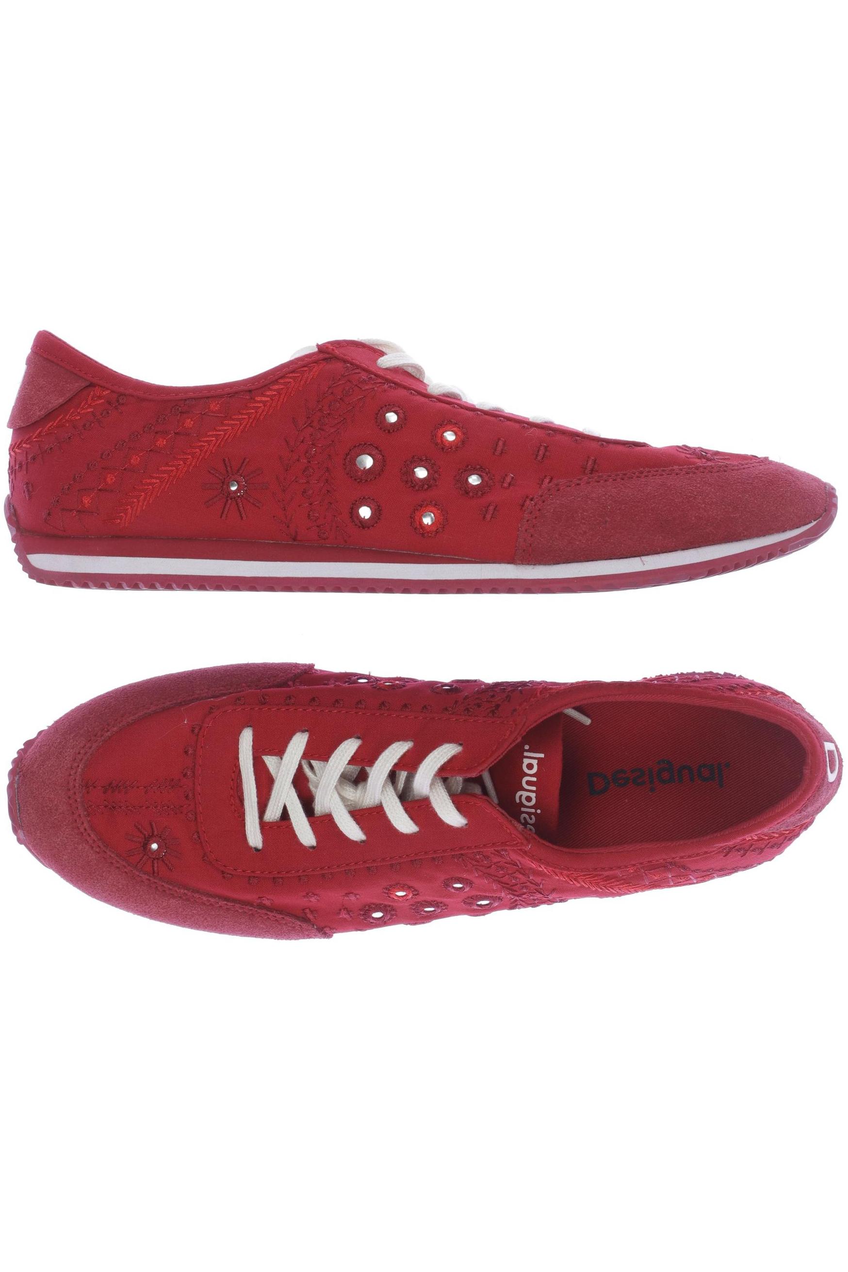 

Desigual Damen Sneakers, rot, Gr. 41