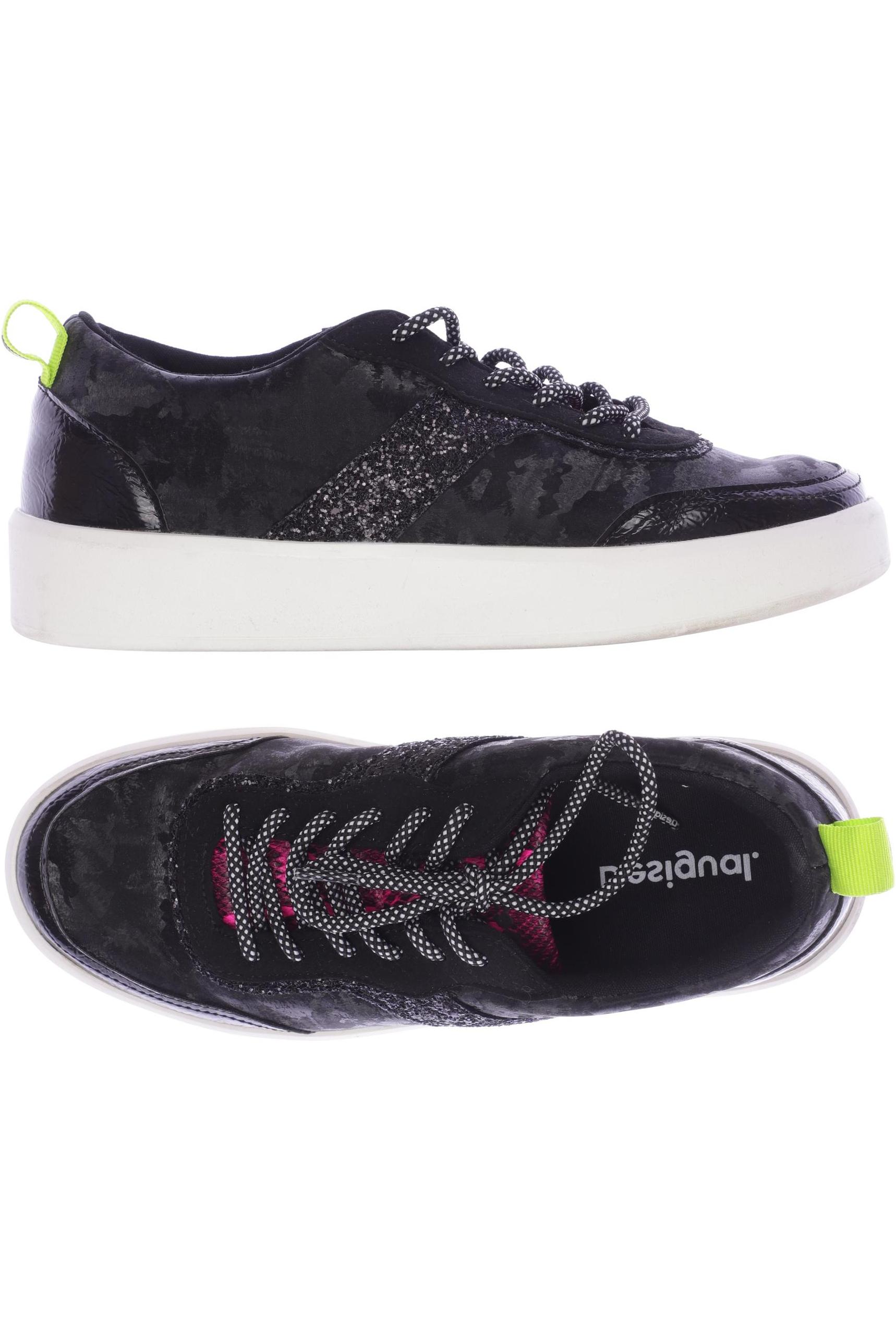 

Desigual Damen Sneakers, schwarz, Gr. 39