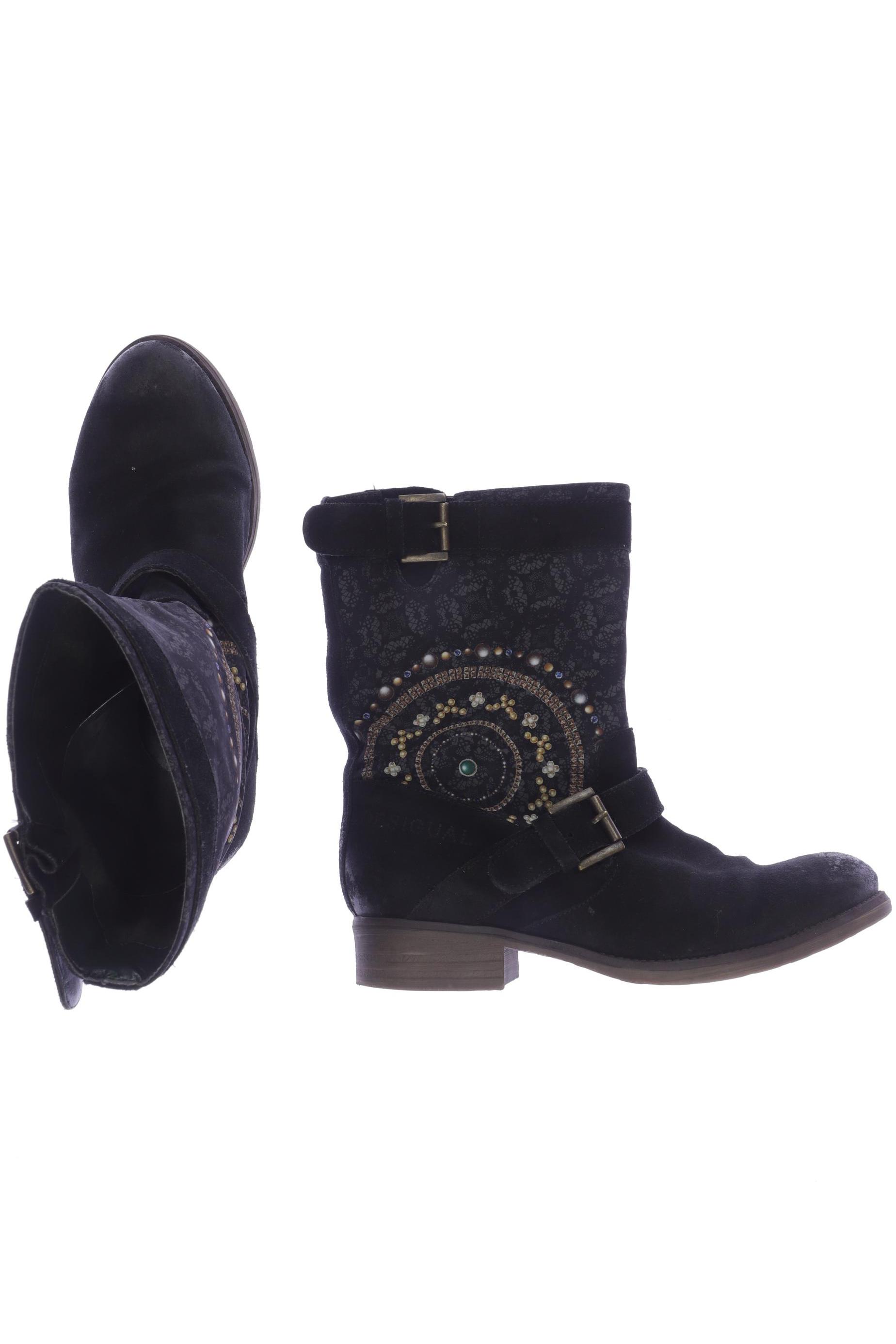 

Desigual Damen Stiefel, schwarz