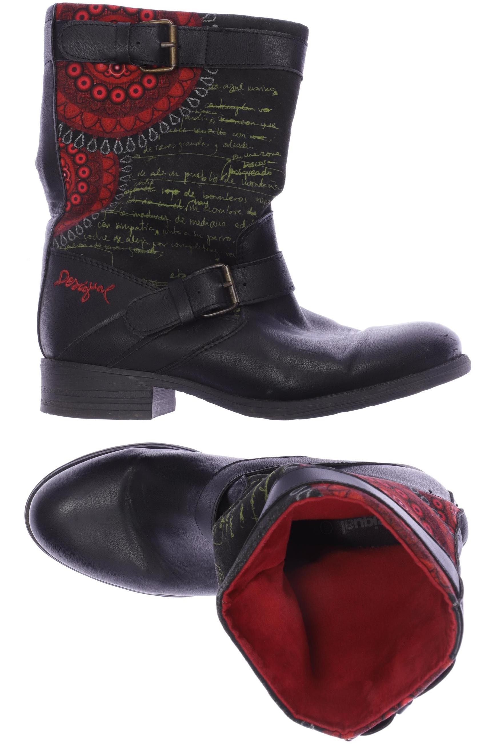 

Desigual Damen Stiefel, schwarz