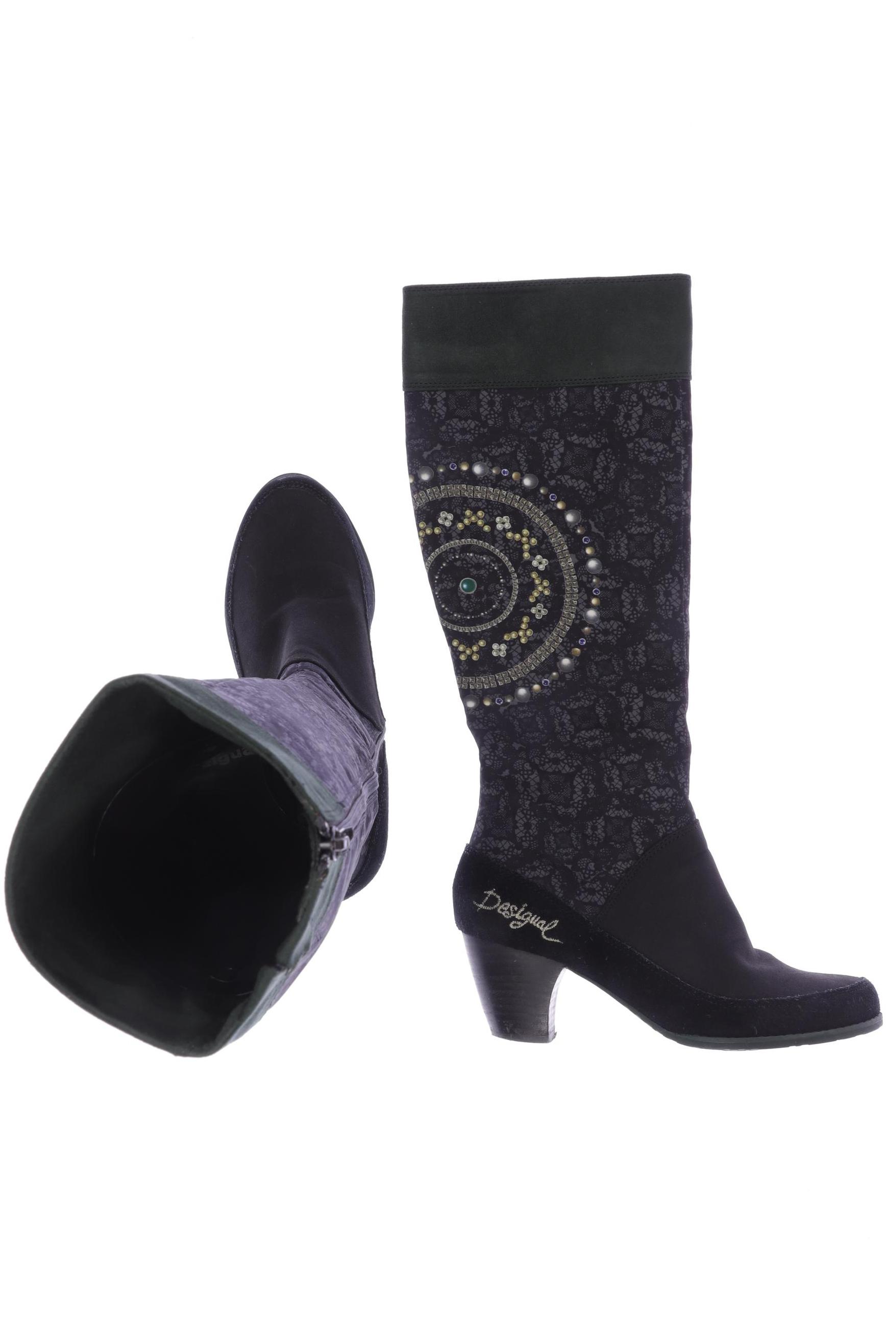 

Desigual Damen Stiefel, schwarz