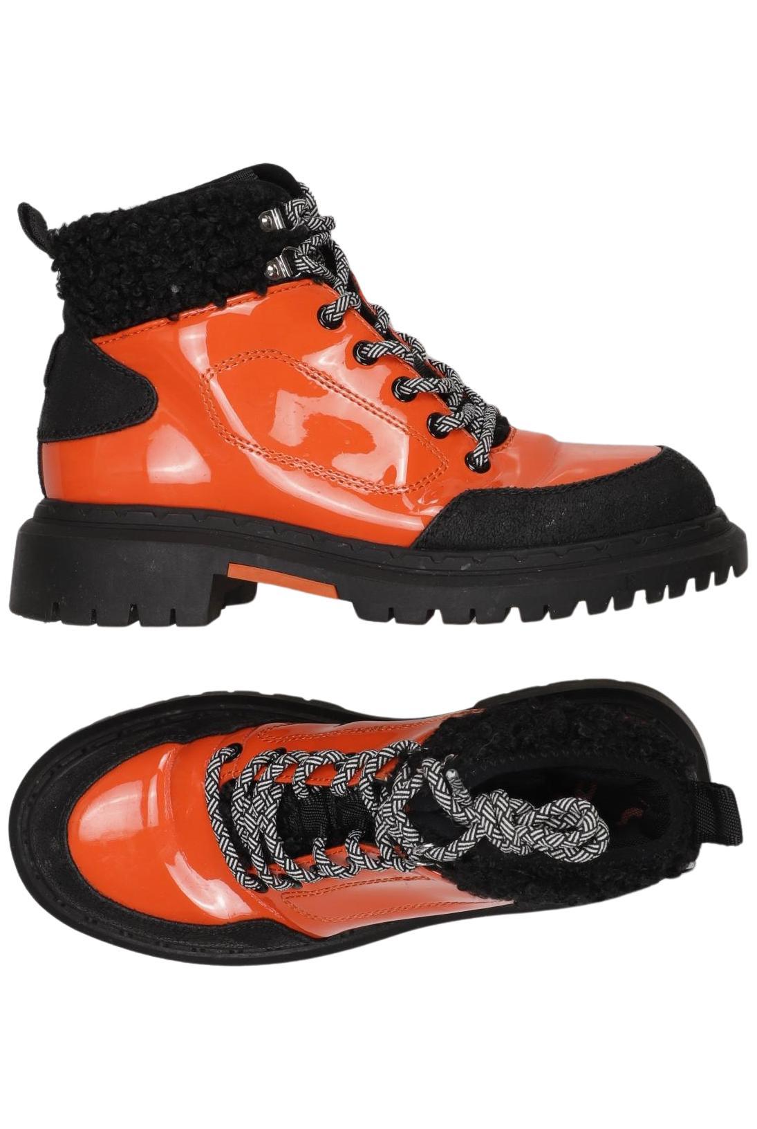 

Desigual Damen Stiefelette, orange, Gr. 37
