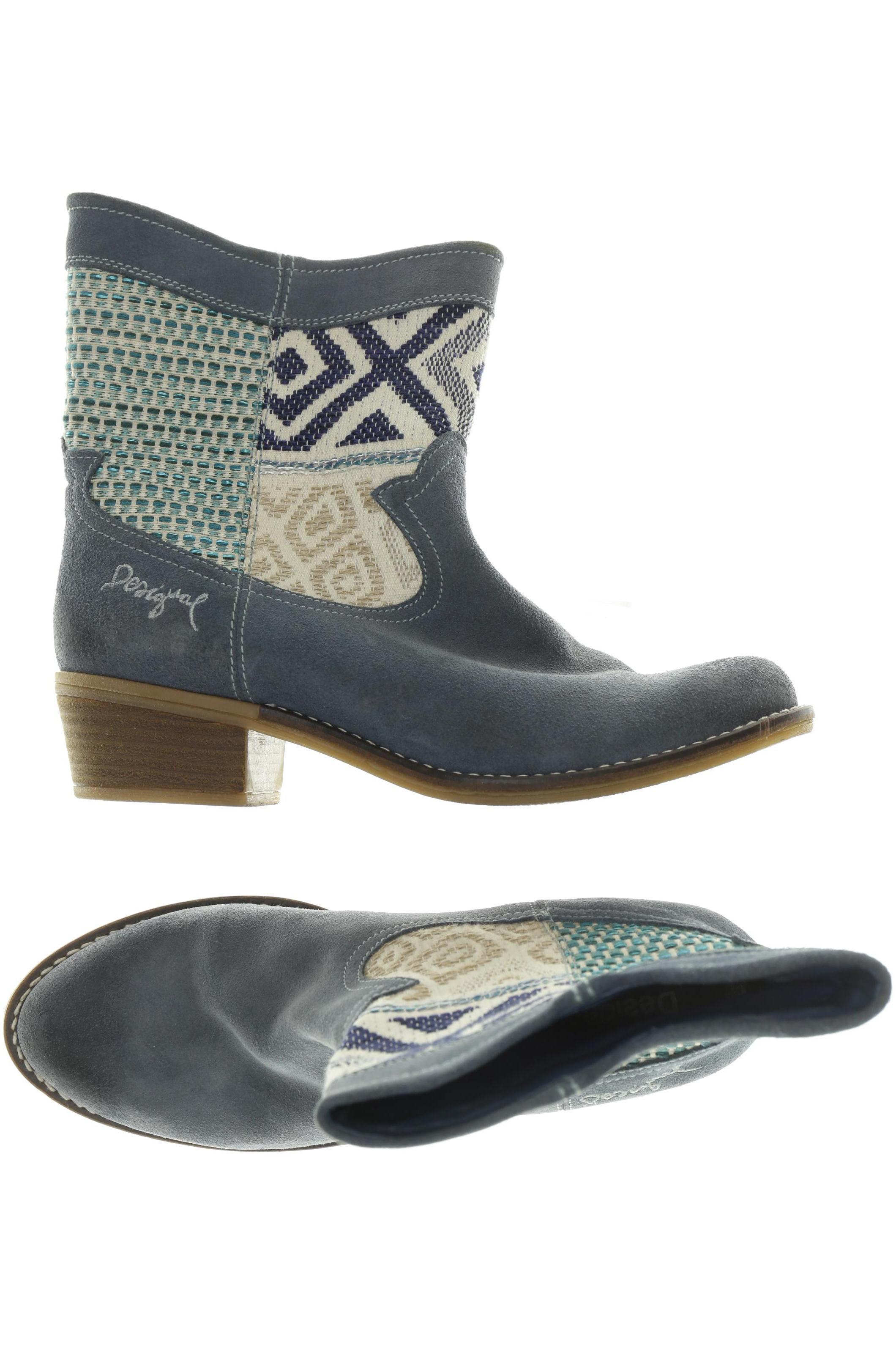 

Desigual Damen Stiefelette, blau, Gr. 39