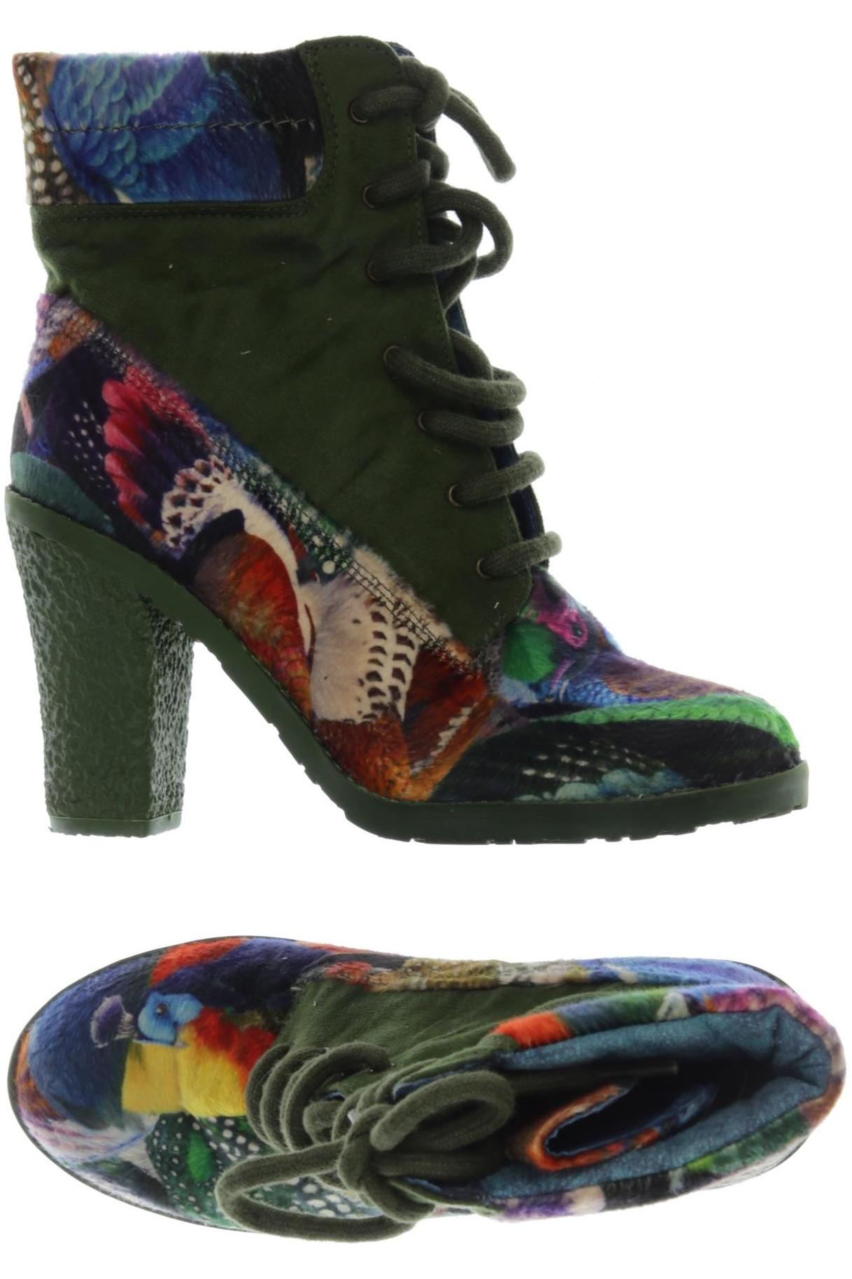 

Desigual Damen Stiefelette, grün, Gr. 37