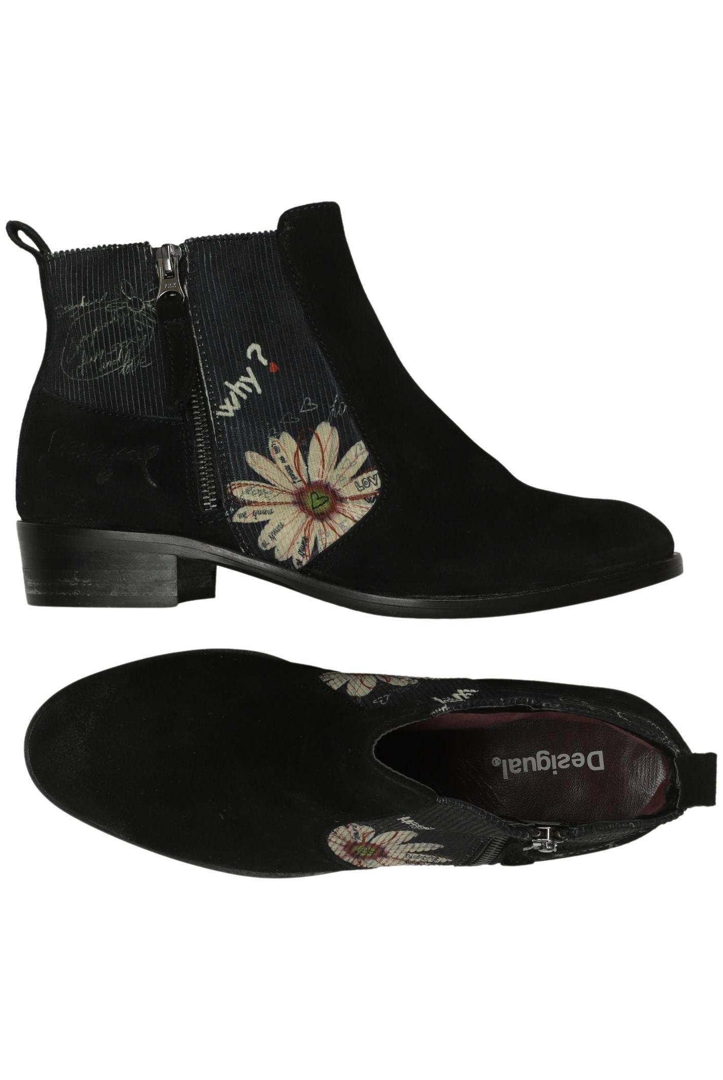 

Desigual Damen Stiefelette, schwarz, Gr. 40