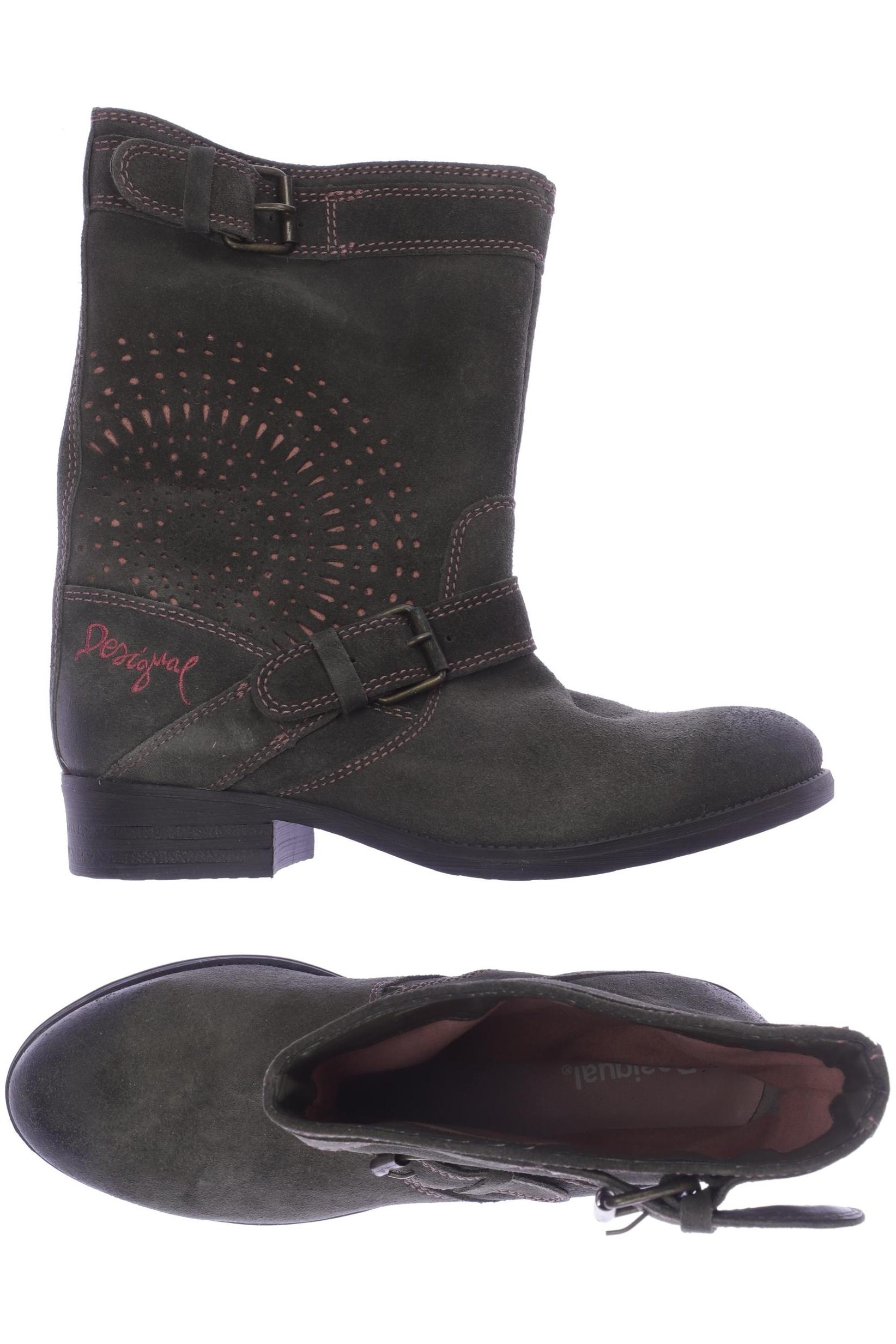 

Desigual Damen Stiefelette, grün