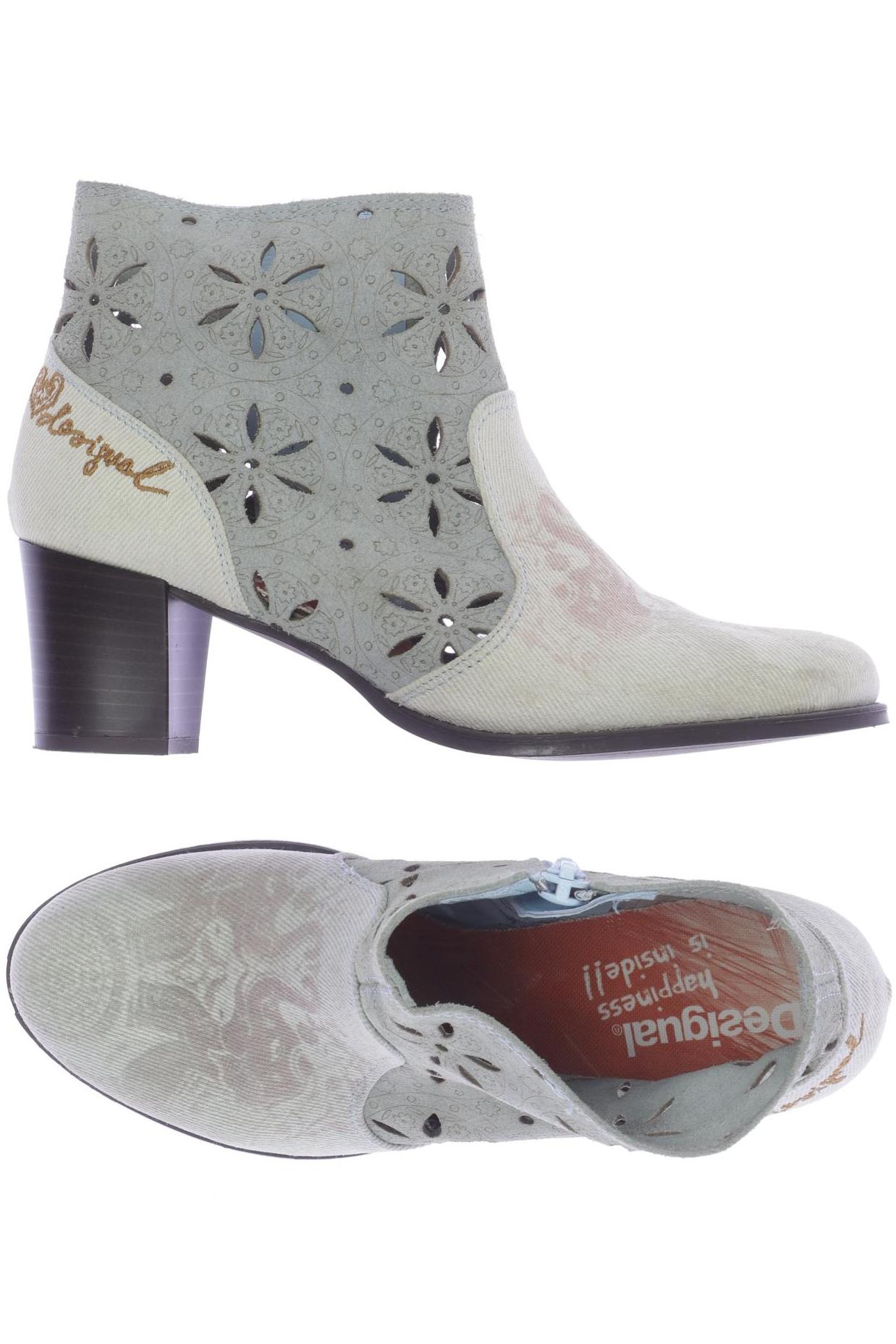 

Desigual Damen Stiefelette, hellgrün, Gr. 37