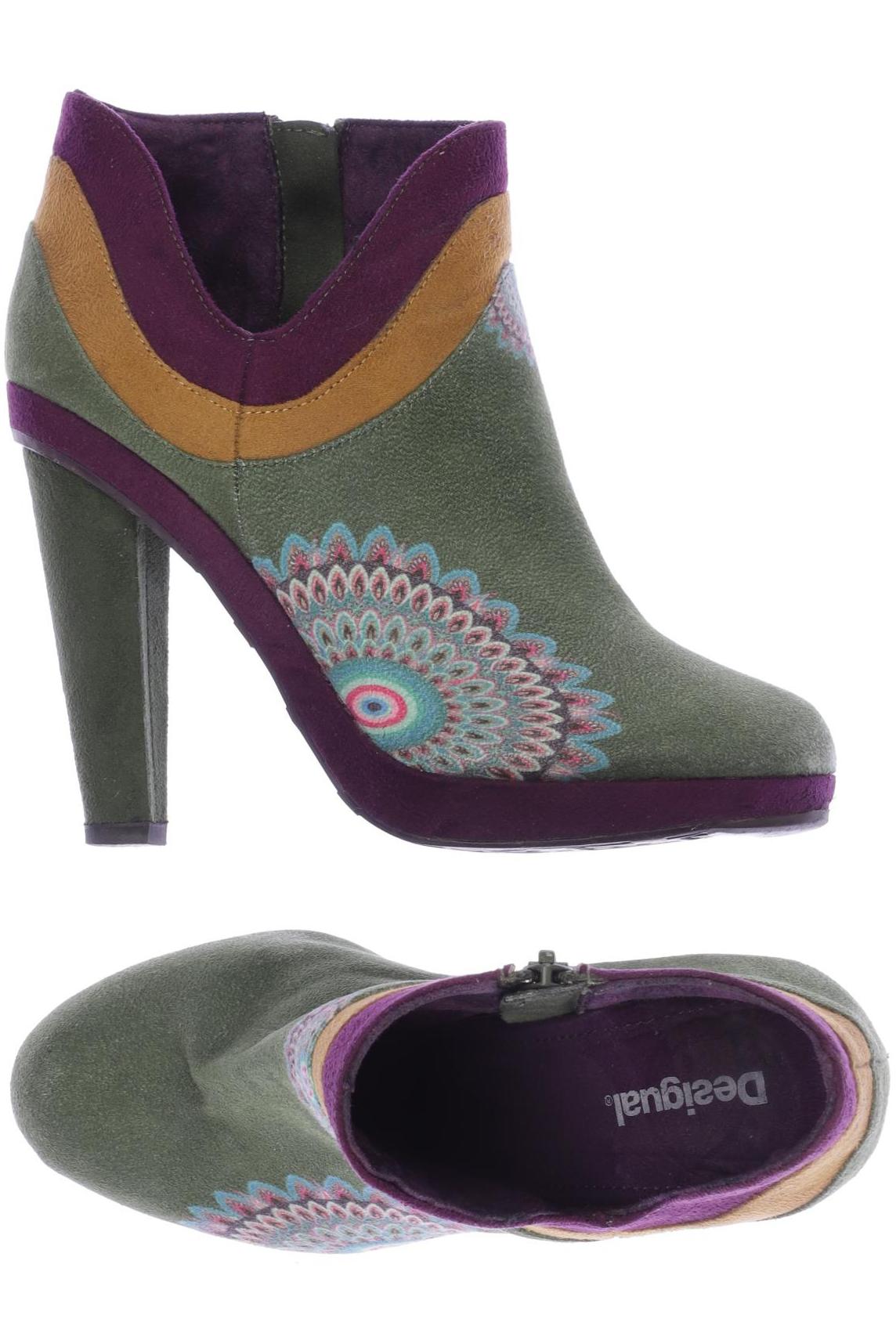 

Desigual Damen Stiefelette, grün, Gr. 39