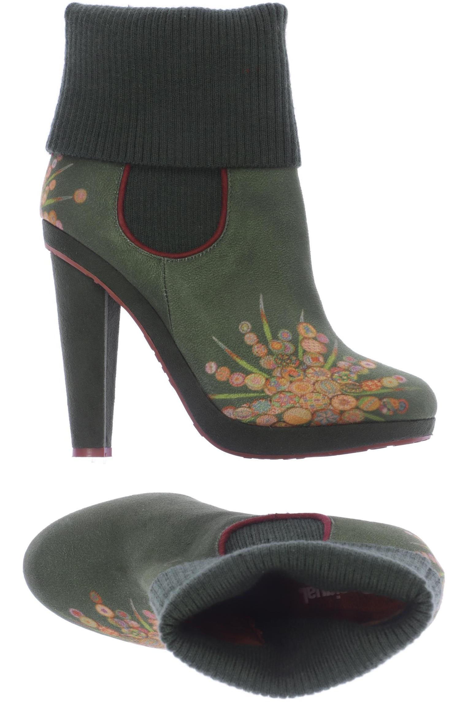 

Desigual Damen Stiefelette, grün, Gr. 38