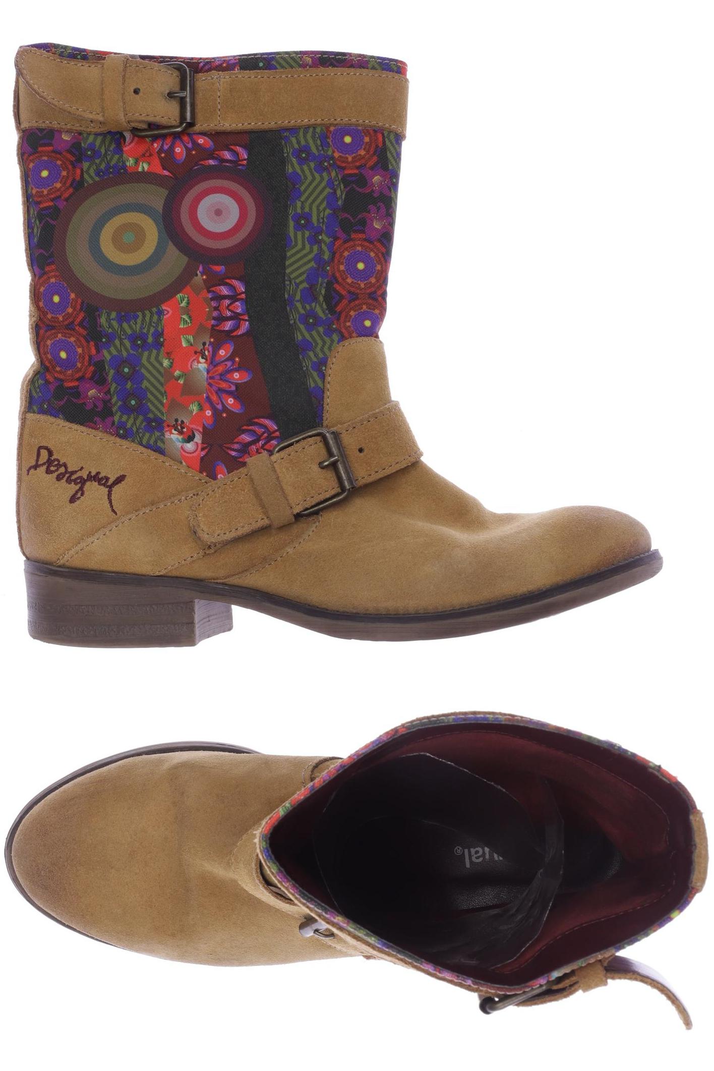 

Desigual Damen Stiefelette, beige