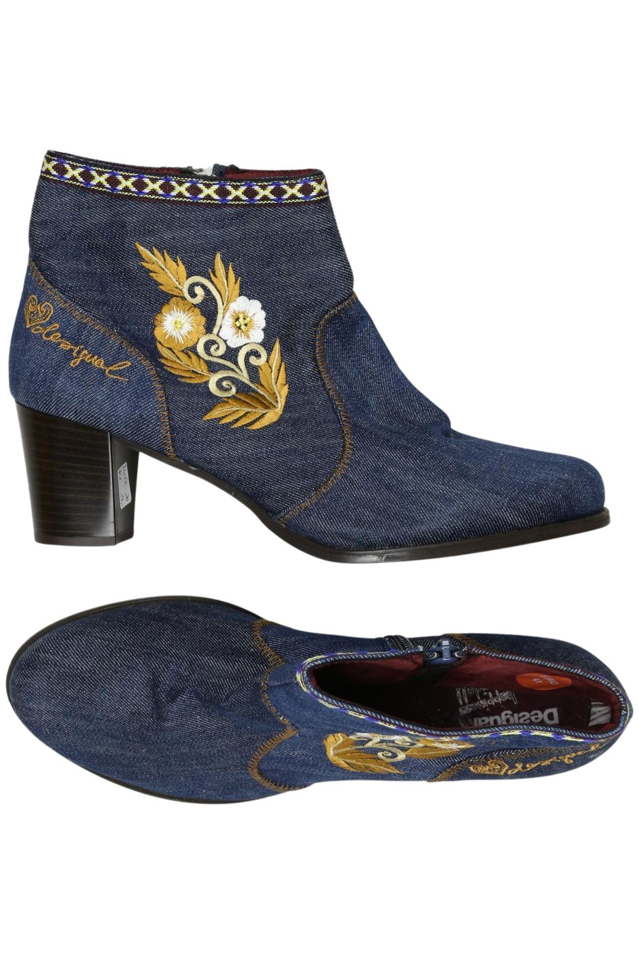 

Desigual Damen Stiefelette, marineblau, Gr. 41