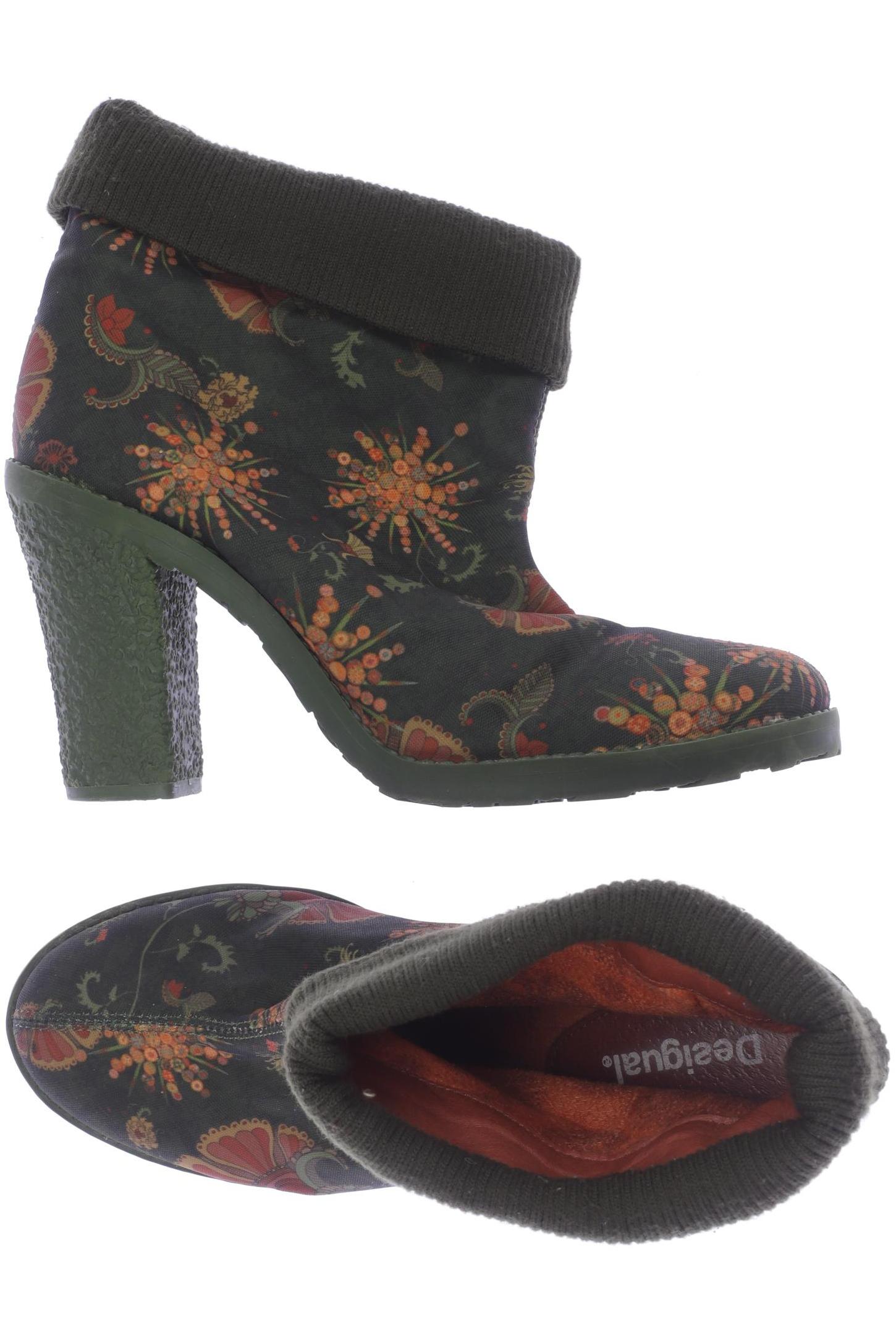 

Desigual Damen Stiefelette, grün, Gr. 39