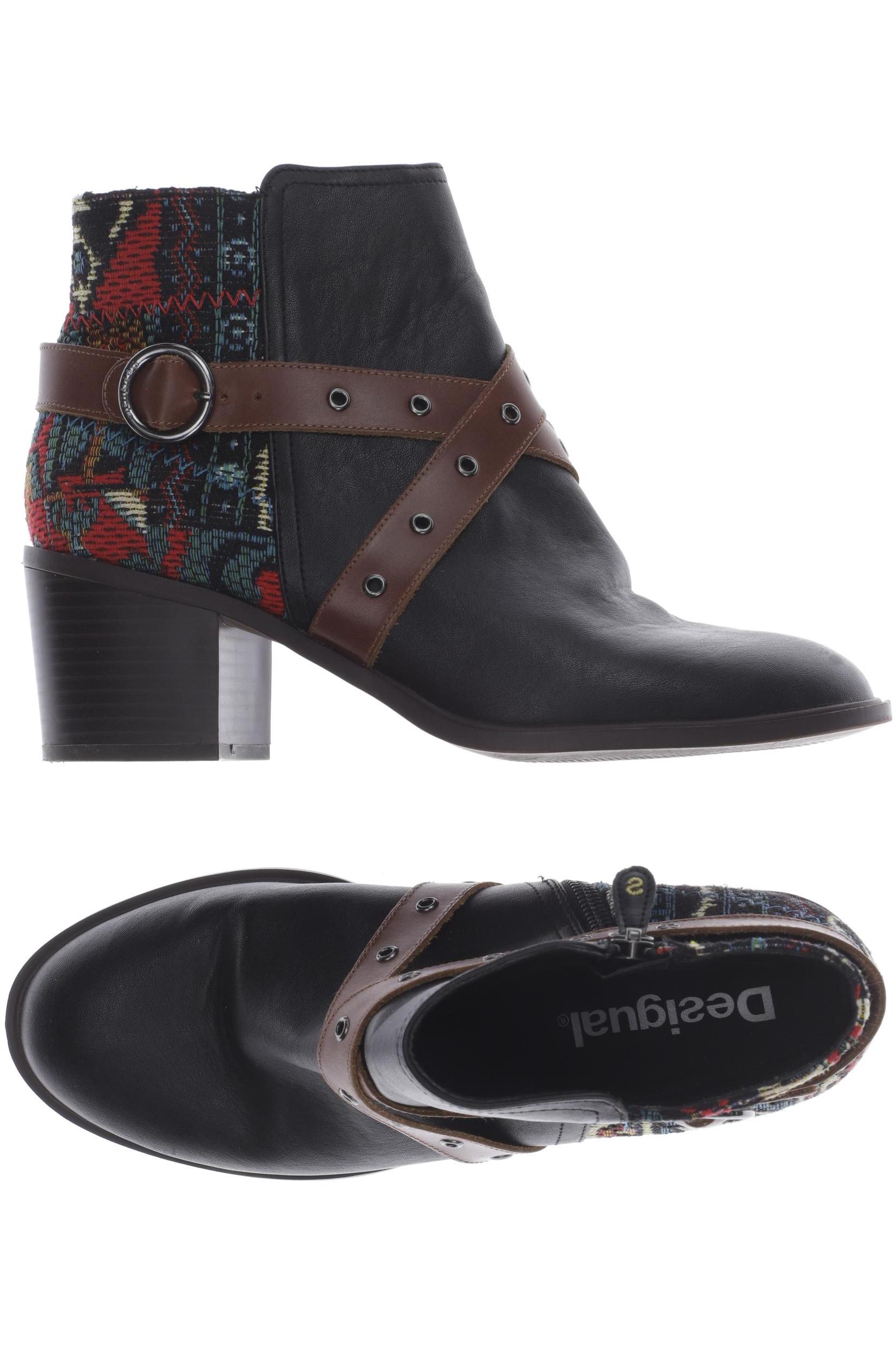 

Desigual Damen Stiefelette, schwarz