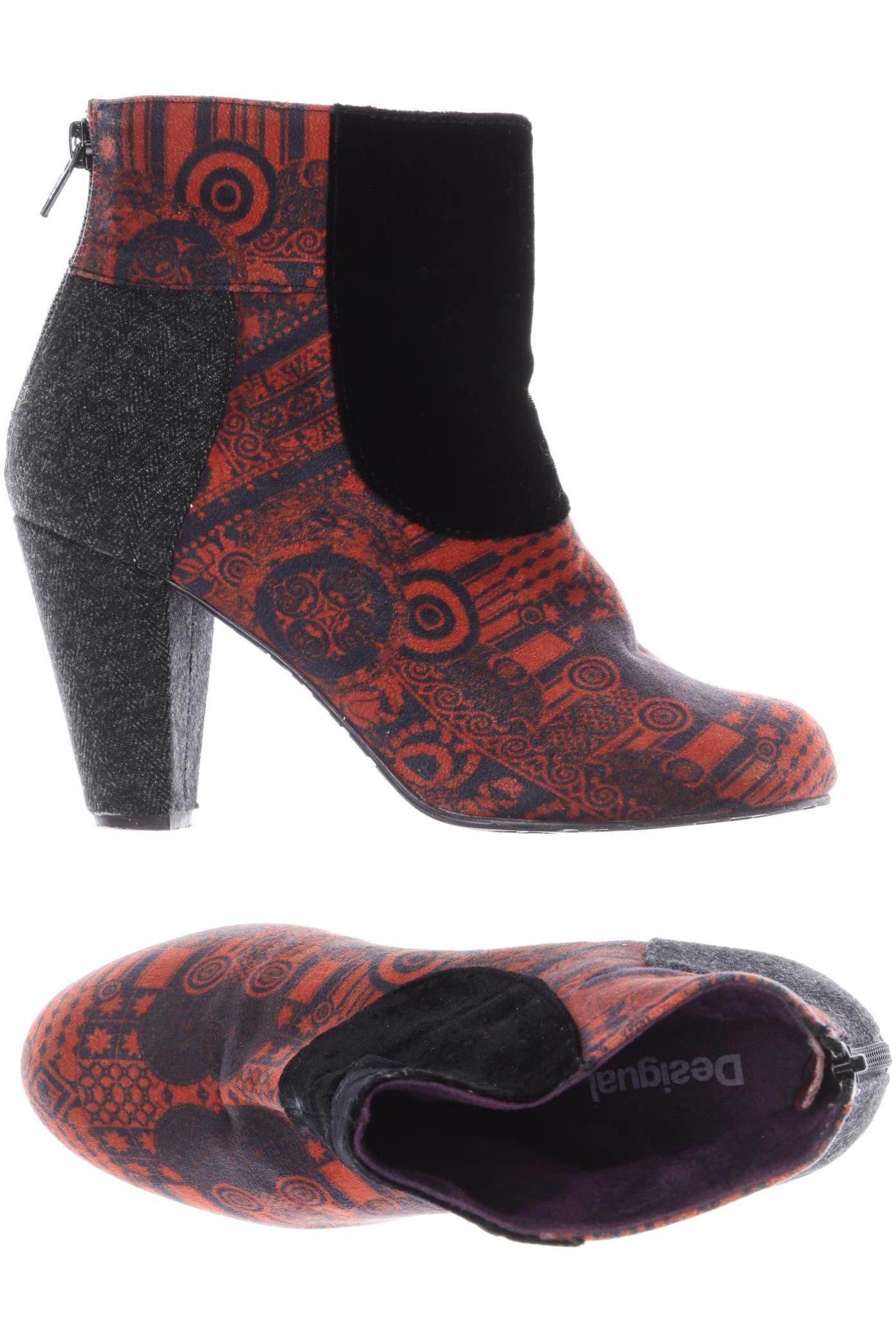 

Desigual Damen Stiefelette, rot, Gr. 38