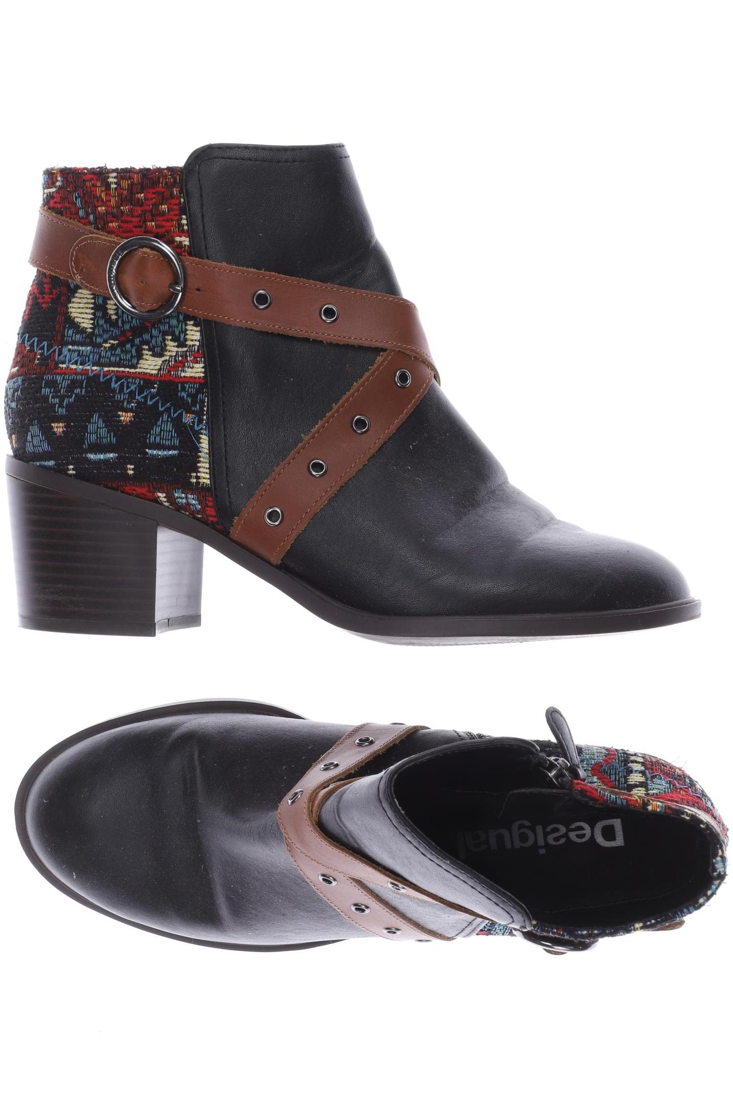 

Desigual Damen Stiefelette, schwarz